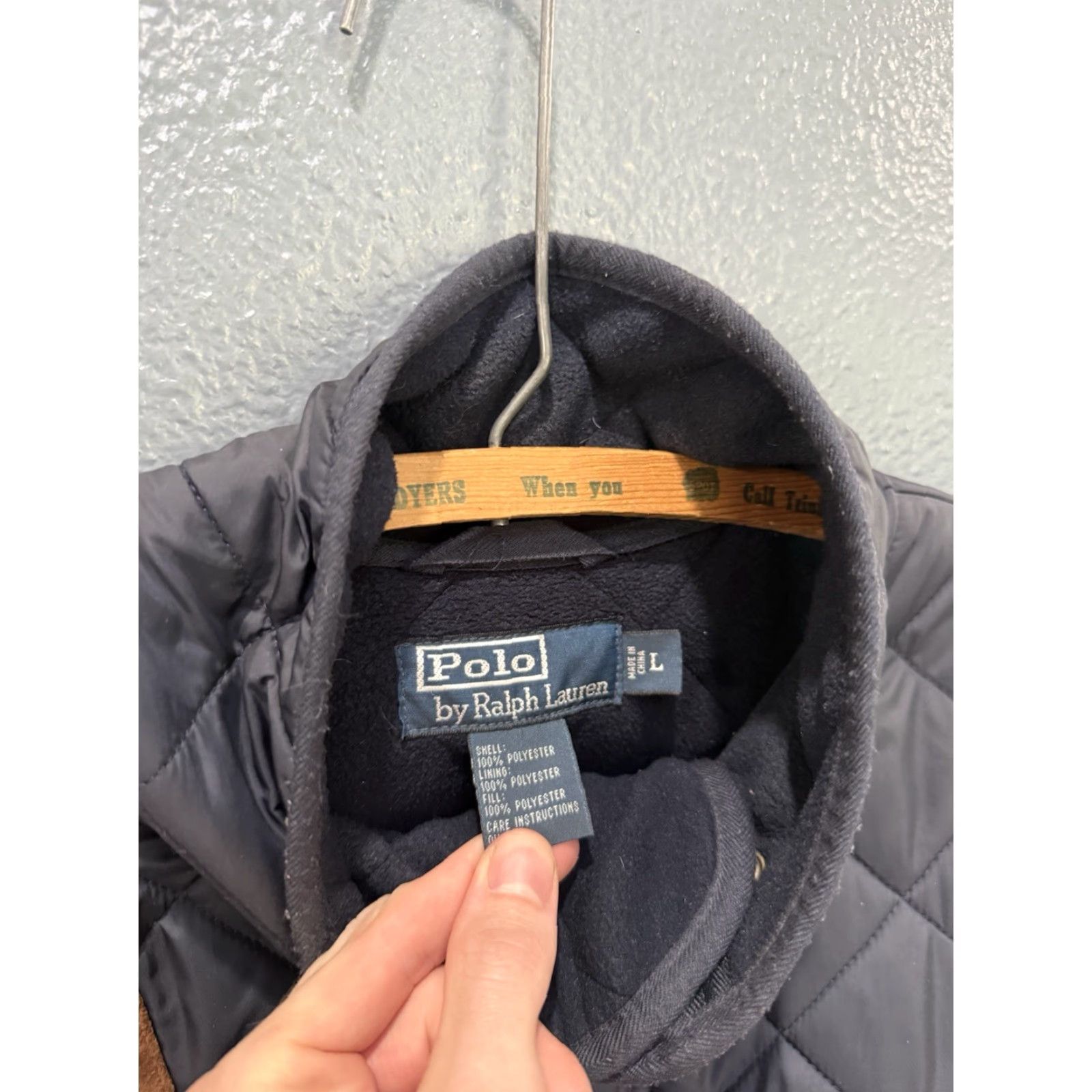 Ralph Lauren VINTAGE Polo Ralph Lauren Quilted Hunting Jacket Blue XL Men Size US XL / EU 56 / 4 - 2 Thumbnail
