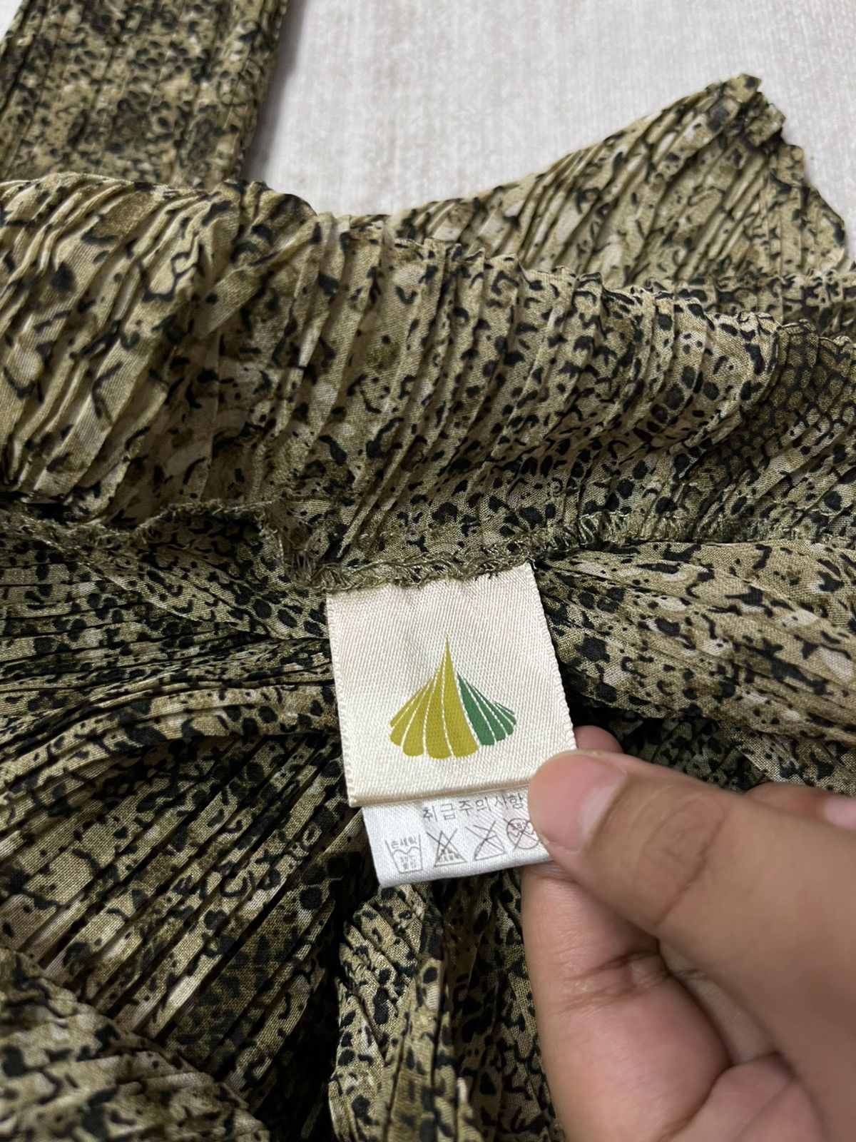Other Pleatsme Vintage Abstract Longline Top Size L / US 10 / IT 46 - 5 Thumbnail