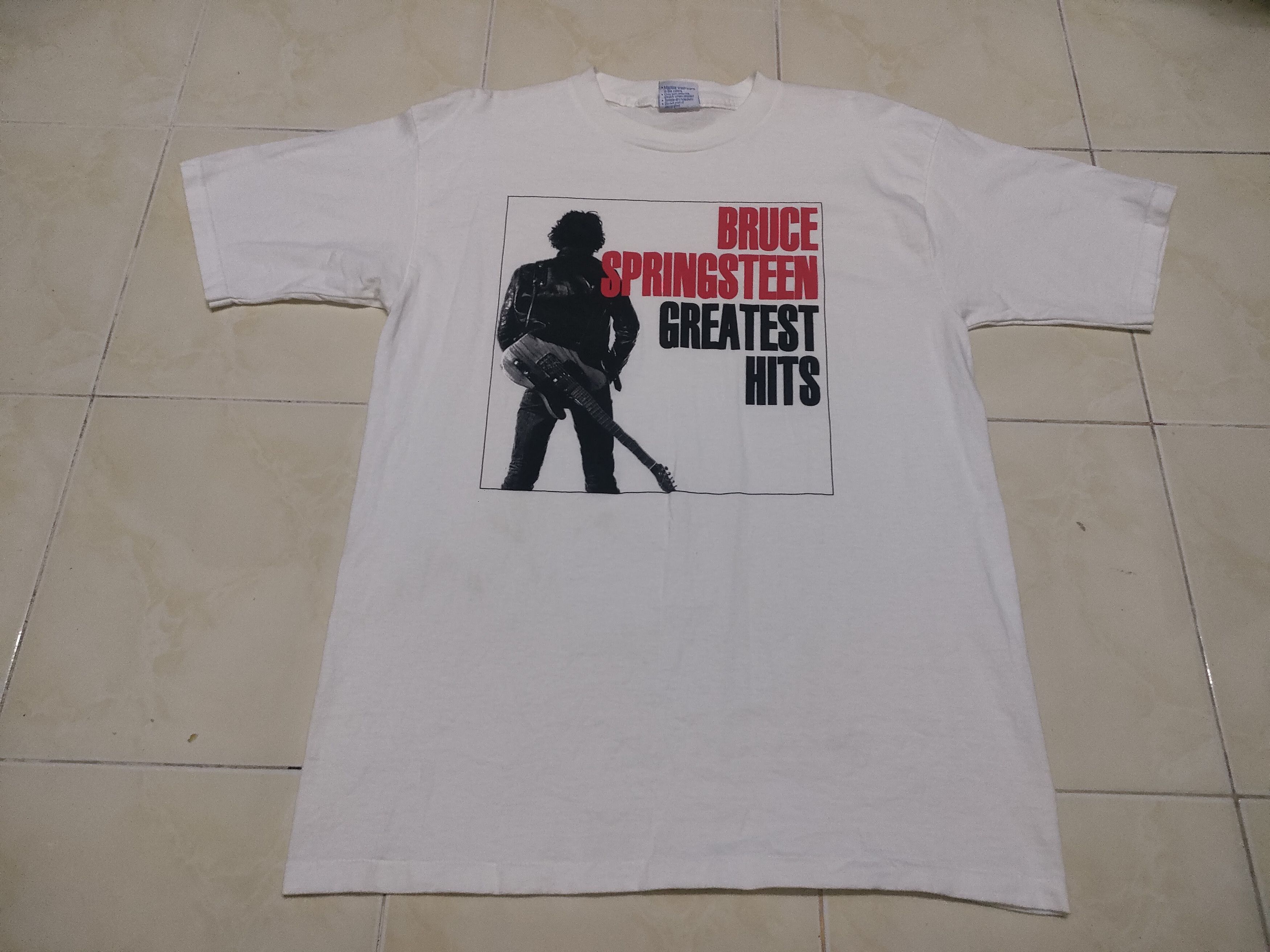 Vintage Vintage Bruce Sprinsteen T-Shirt Size US L / EU 52-54 / 3 - 1 Thumbnail