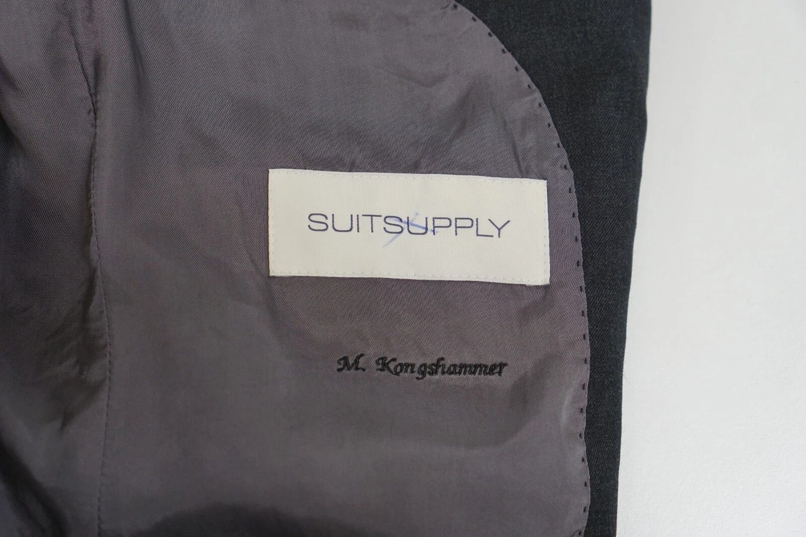 Suitsupply Men Suitsupply Blazer La Spalla Grey Vitale Barberis US36S Size 36S - 5 Thumbnail