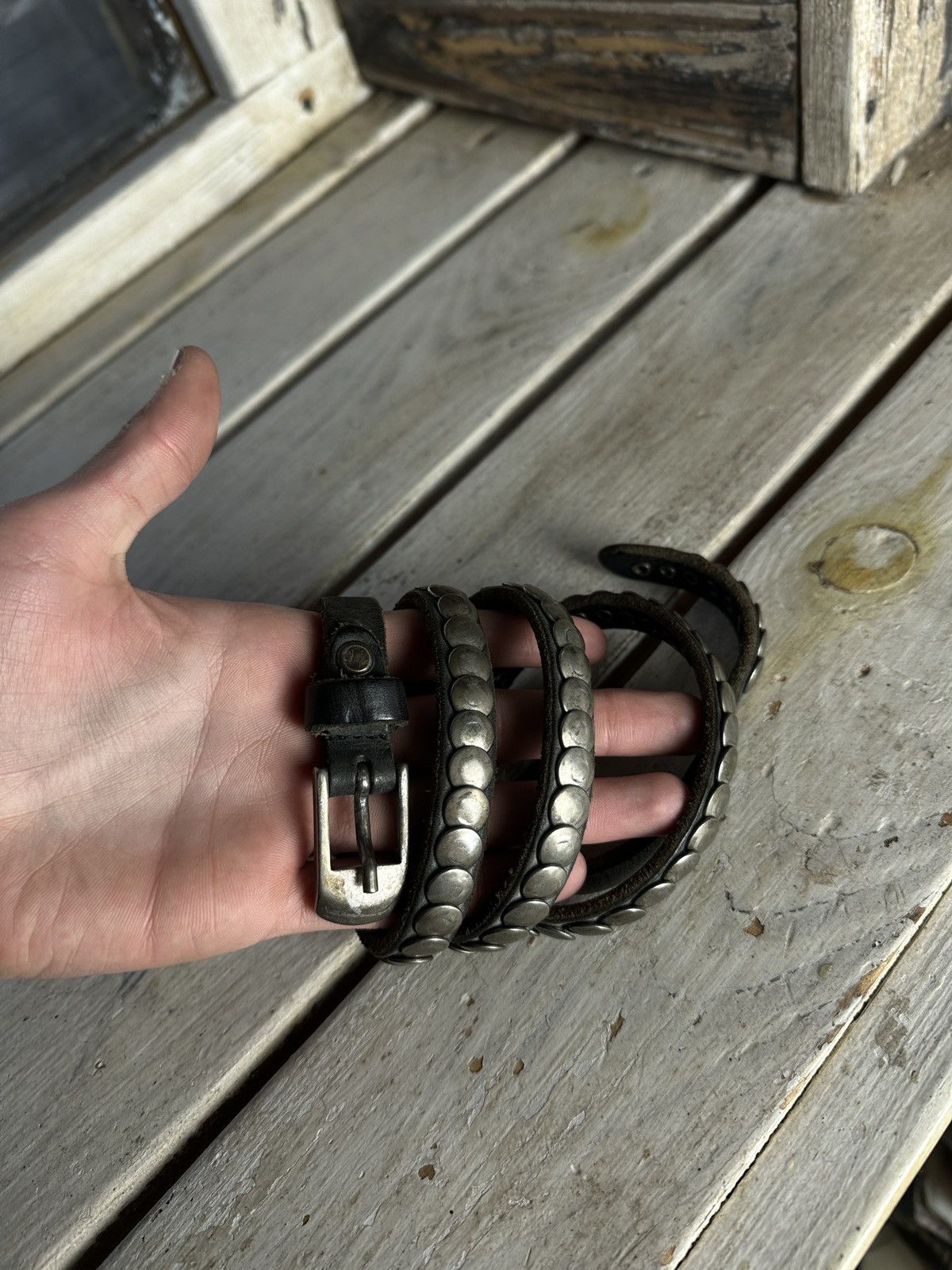 Vintage 🚨Vintage Crazy Metal Belt Drip Japanese Hype bb Simon Size ONE SIZE - 1 Thumbnail