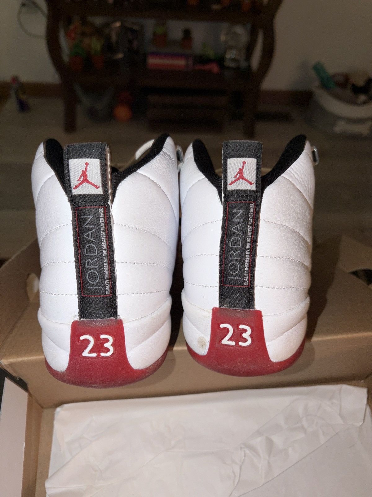 Jordan Brand Jordan 12 Retro Cherry Size US 7 / IT 37 - 3 Thumbnail