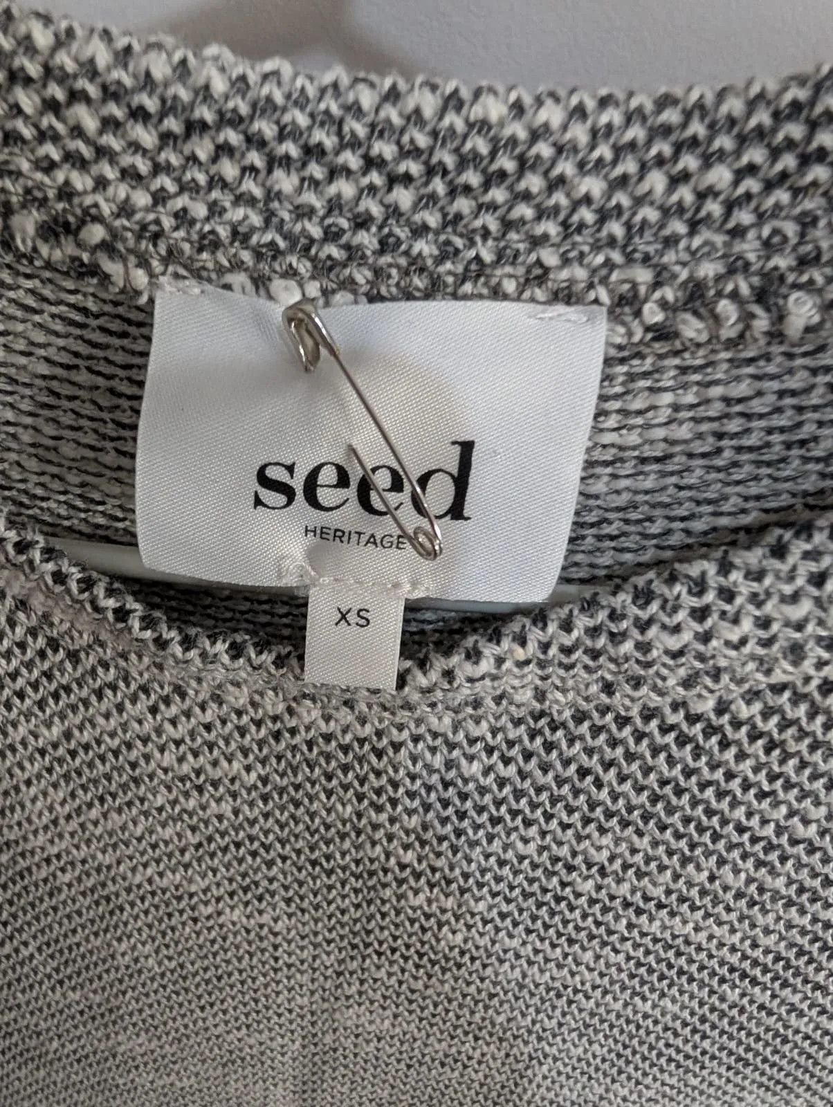 Other Seed Heritage Heritage Collection Speckled Gray Long Sleeve Knit Top XS Size US XS / EU 42 / 0 - 2 Thumbnail