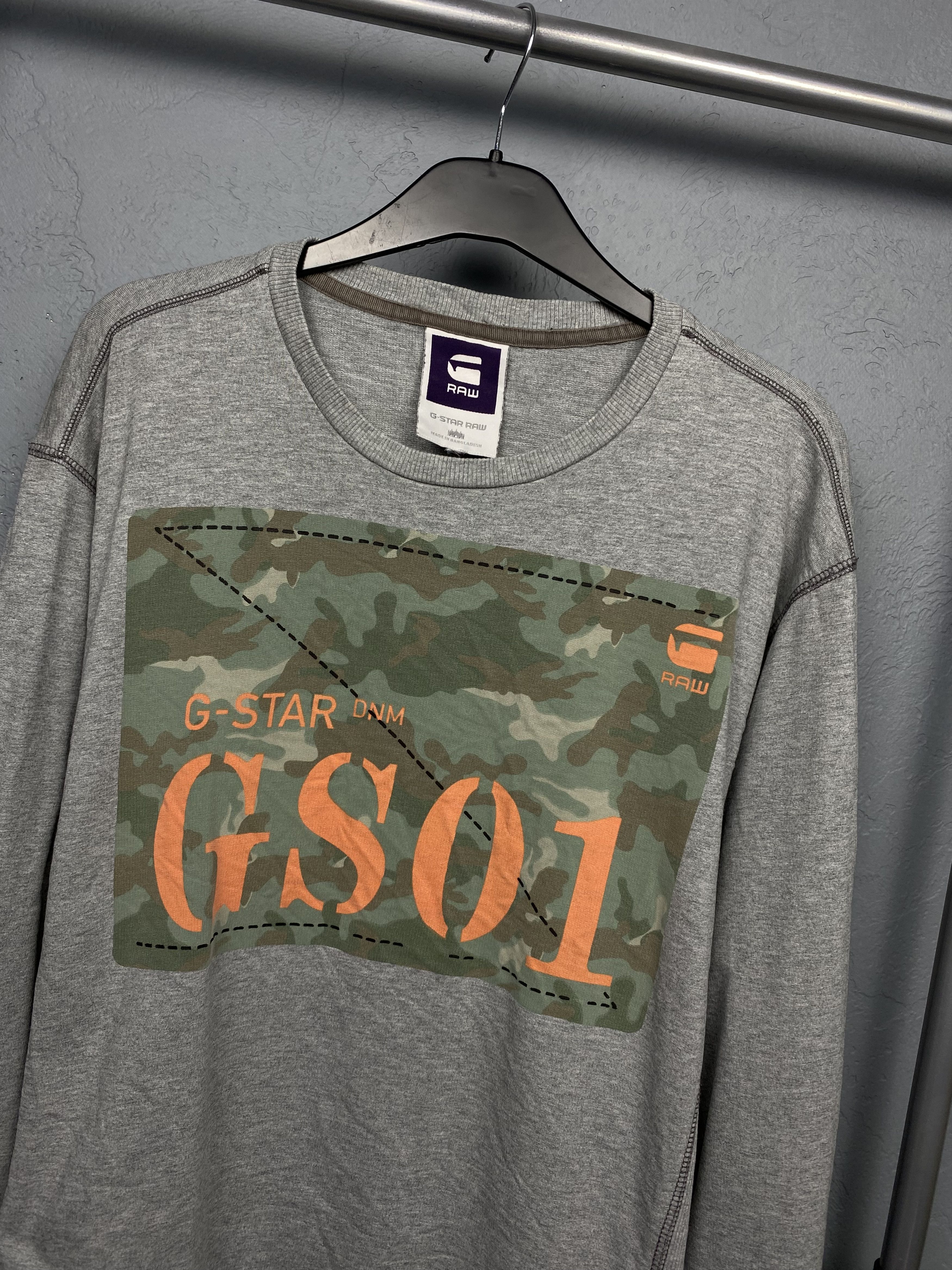 G-Star G Star Raw Mens Halo Knox Crew Neck Sweatshirt Size US XL / EU 56 / 4 - 2 Thumbnail