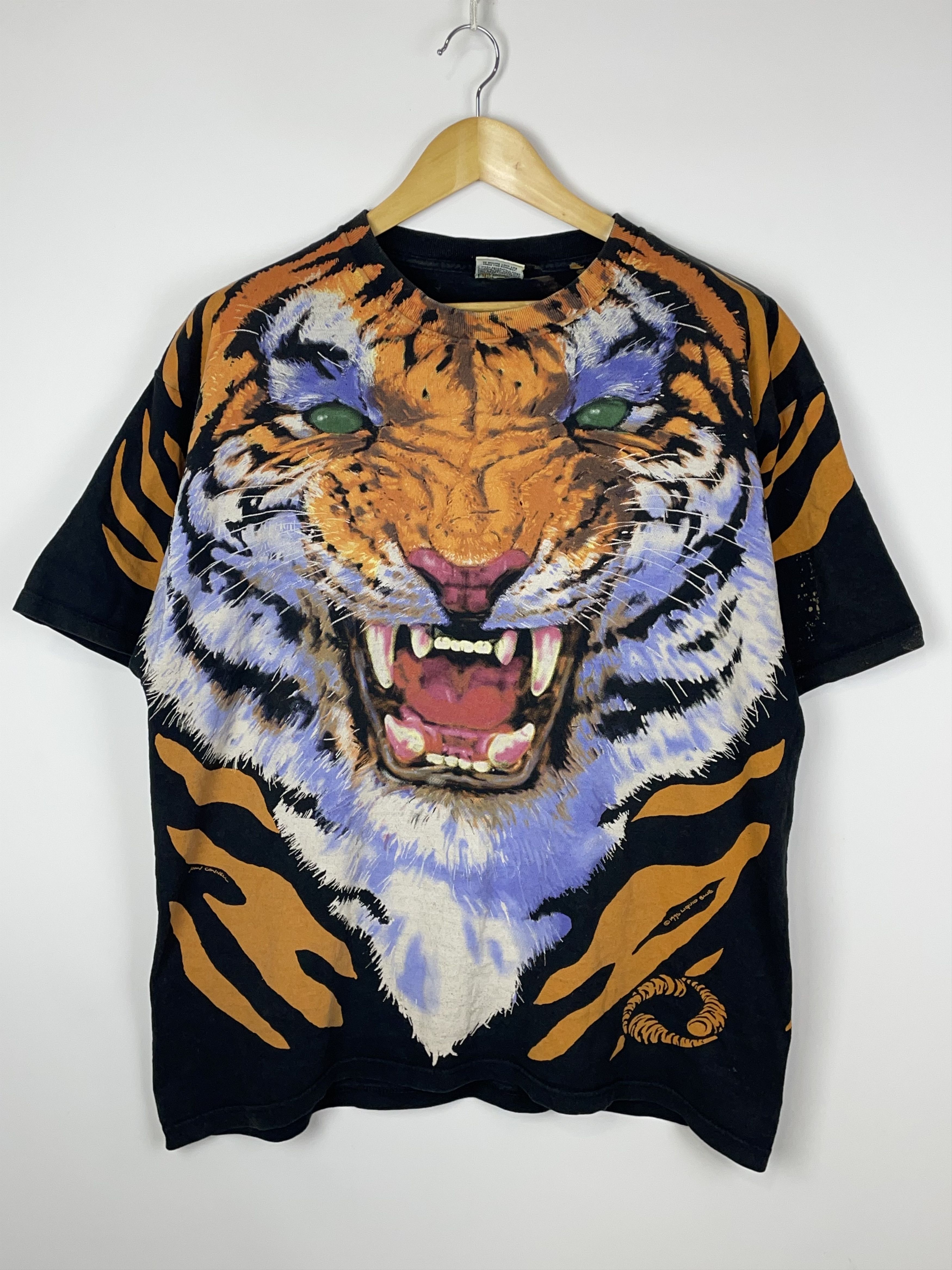 image of Liquid Blue 1995 Aop Tiger T-Shirt Size Xl, Men's