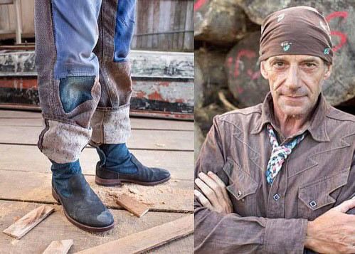 Kapital 2015 Kountry Buckle Back Boro Century Denim Patchwork Size US 34 / EU 50 - 5 Thumbnail