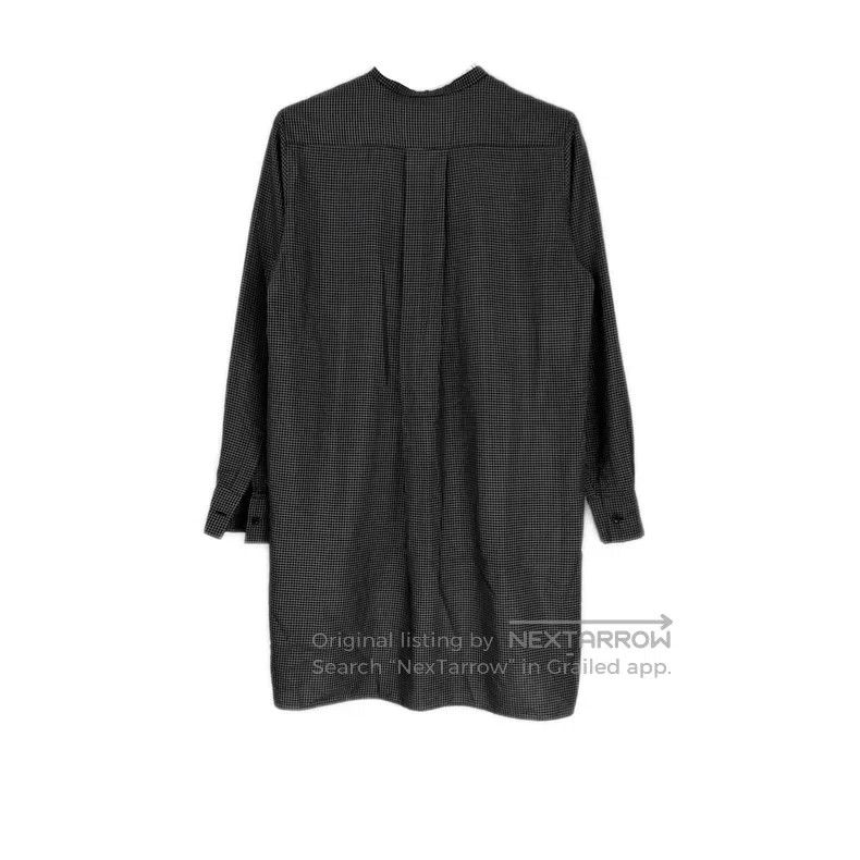 Dior Dior Black small plaid bee logo mulberry silk shirt Size XXS / US 00 / IT 34 - 2 Thumbnail