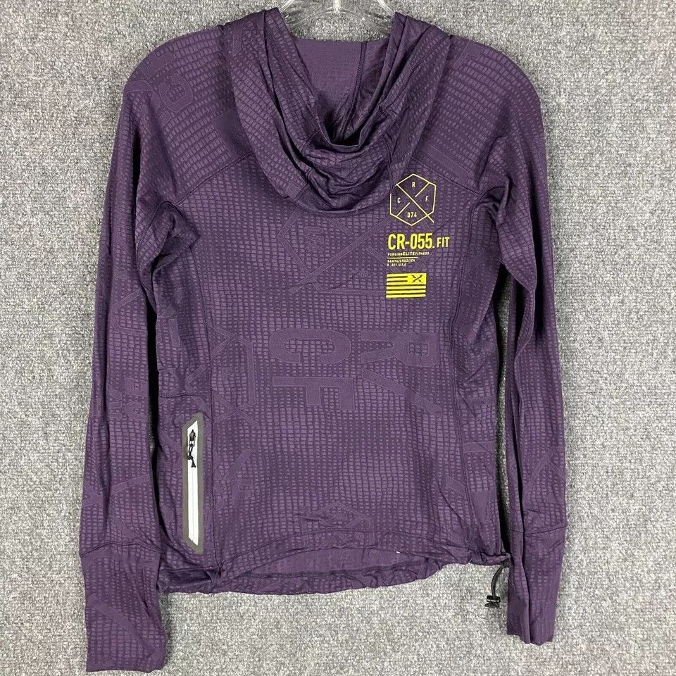 Reebok Reebok CrossFit Active Hoodie Women's XS Pullover Purple Size XS / US 0-2 / IT 36-38 - 7 Thumbnail