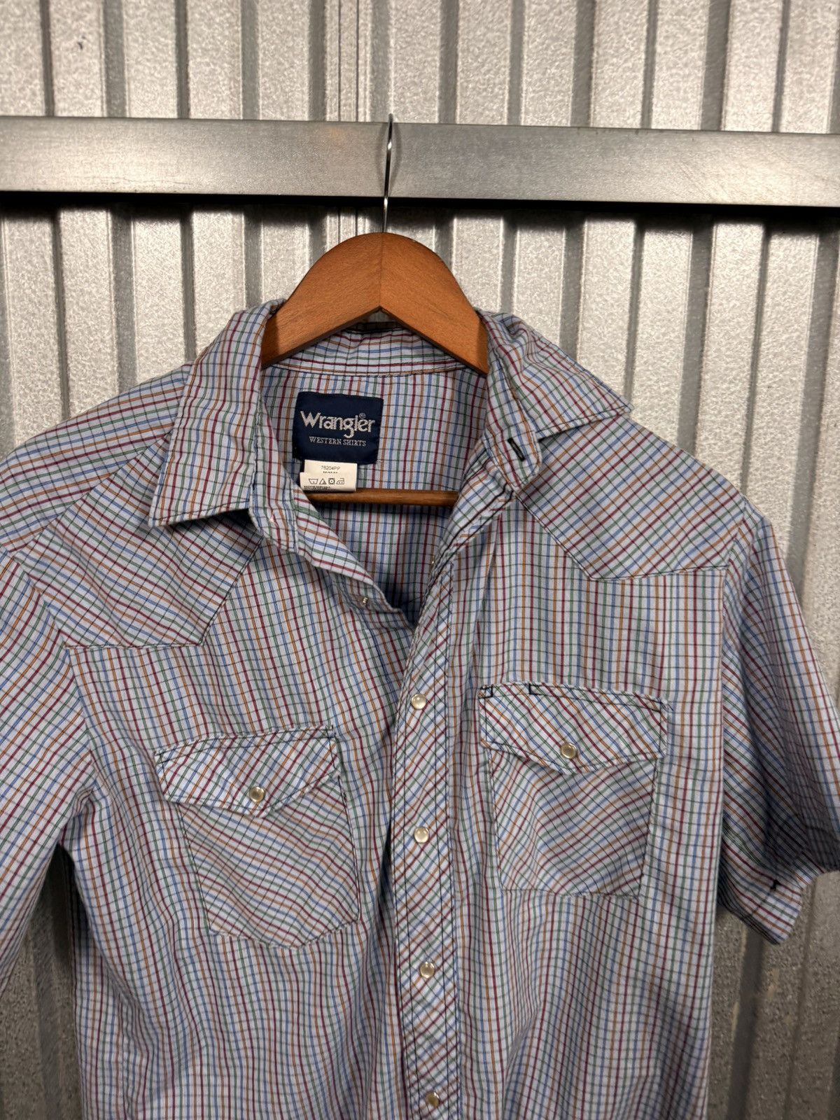 Wrangler Vintage Wrangler Pearl Snap Short Sleeve Western Button Up Size US M / EU 48-50 / 2 - 5 Thumbnail
