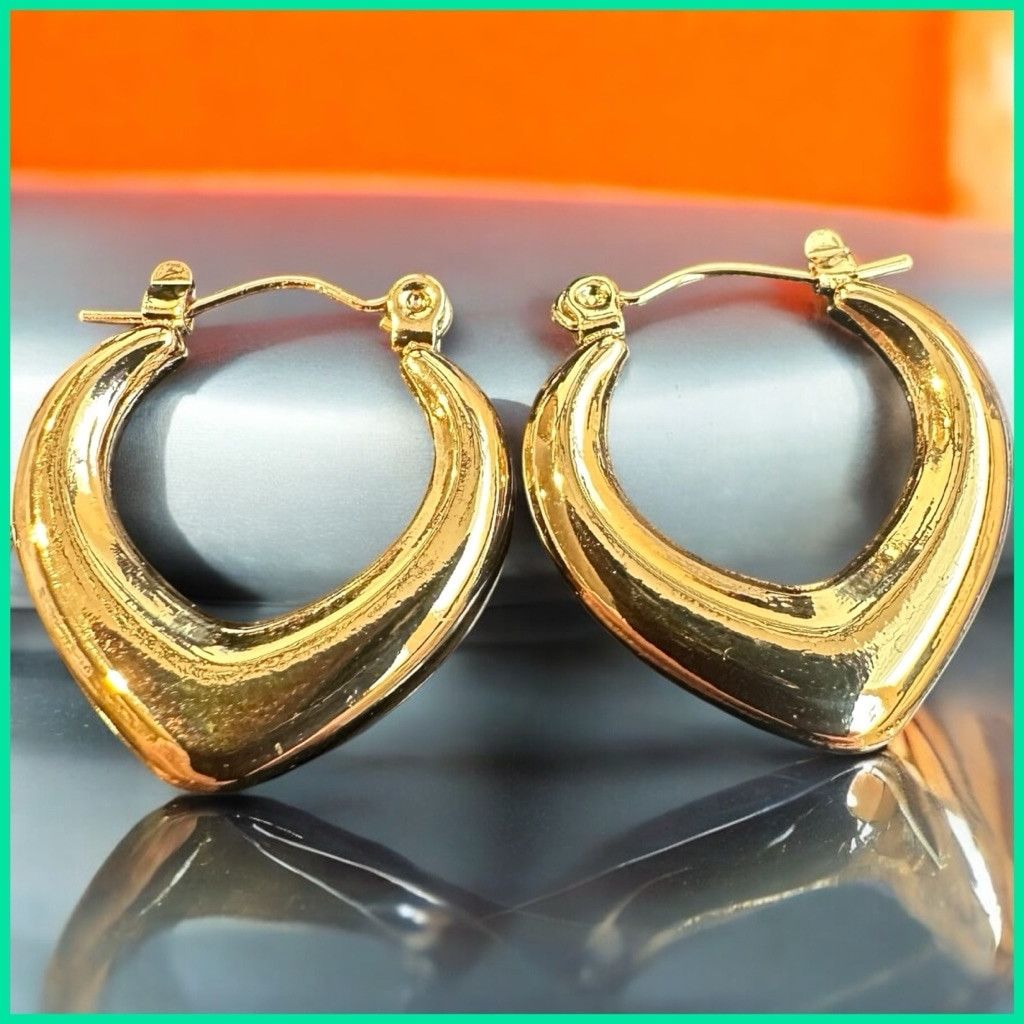 Disney × Jewelry Women's Stylish 18k Gold plated Hoop Earrings Size ONE SIZE - 7 Thumbnail