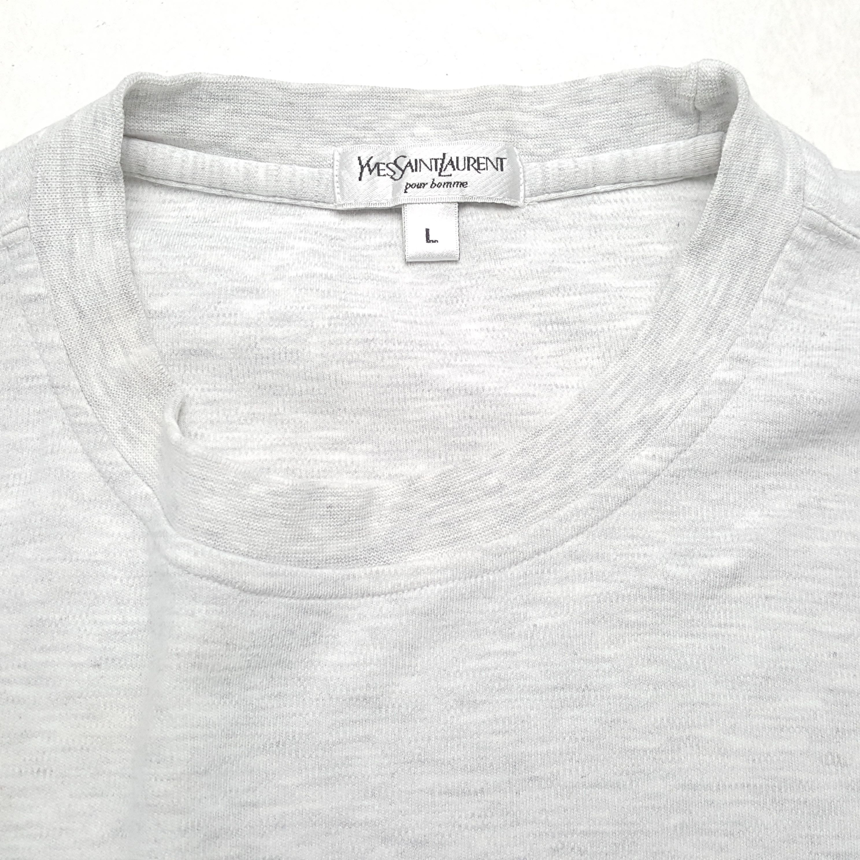 Vintage × Yves Saint Laurent Vintage YVES SAINT LAURENT Italian Fashion Brand T-Shirts Size US L / EU 52-54 / 3 - 8 Thumbnail