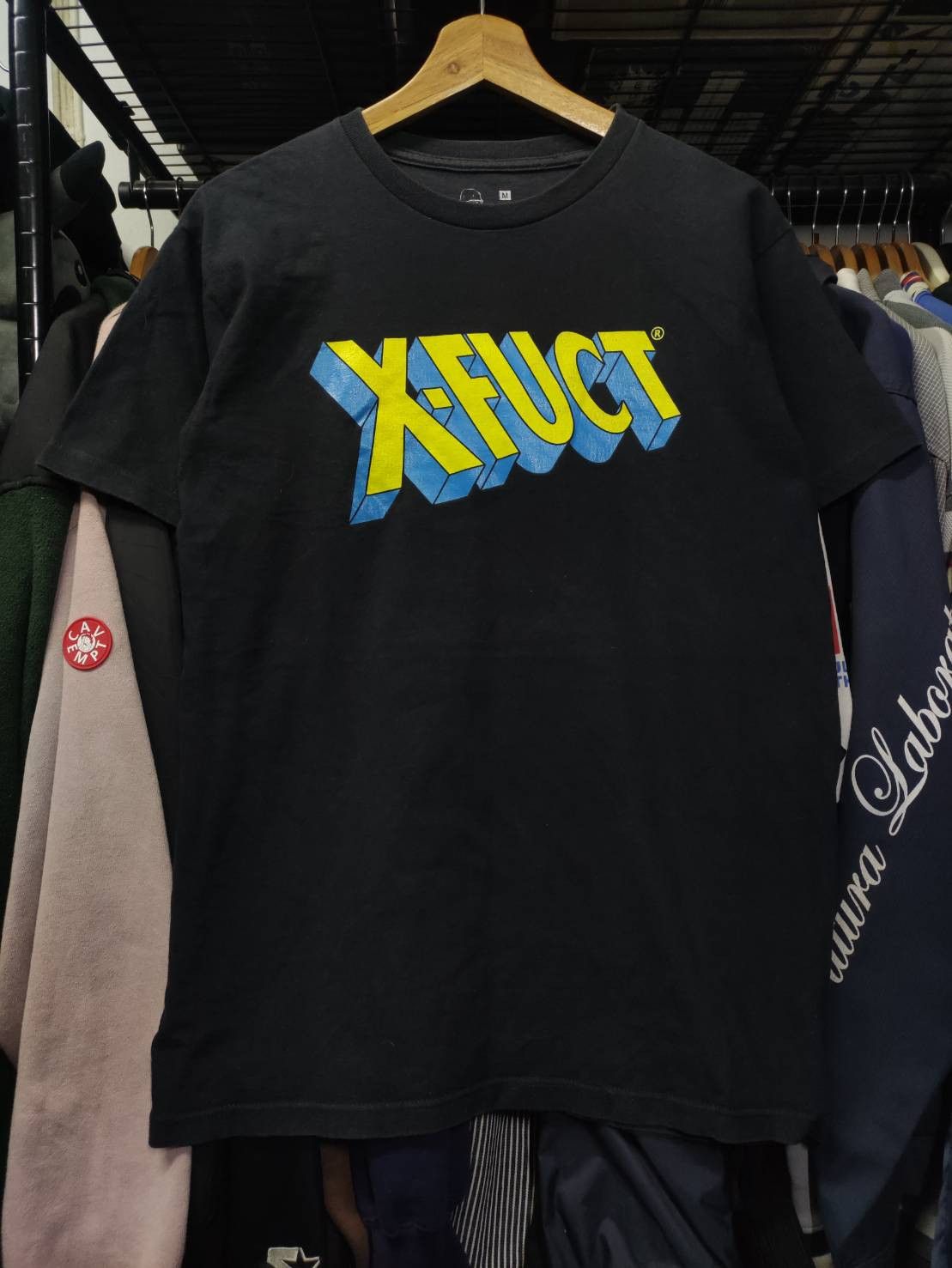 FUCT × Xlarge Fuct x Xlarge " X-Fuct " Rip Off X-Men Logo T-Shirt Size US M / EU 48-50 / 2 - 2 Thumbnail