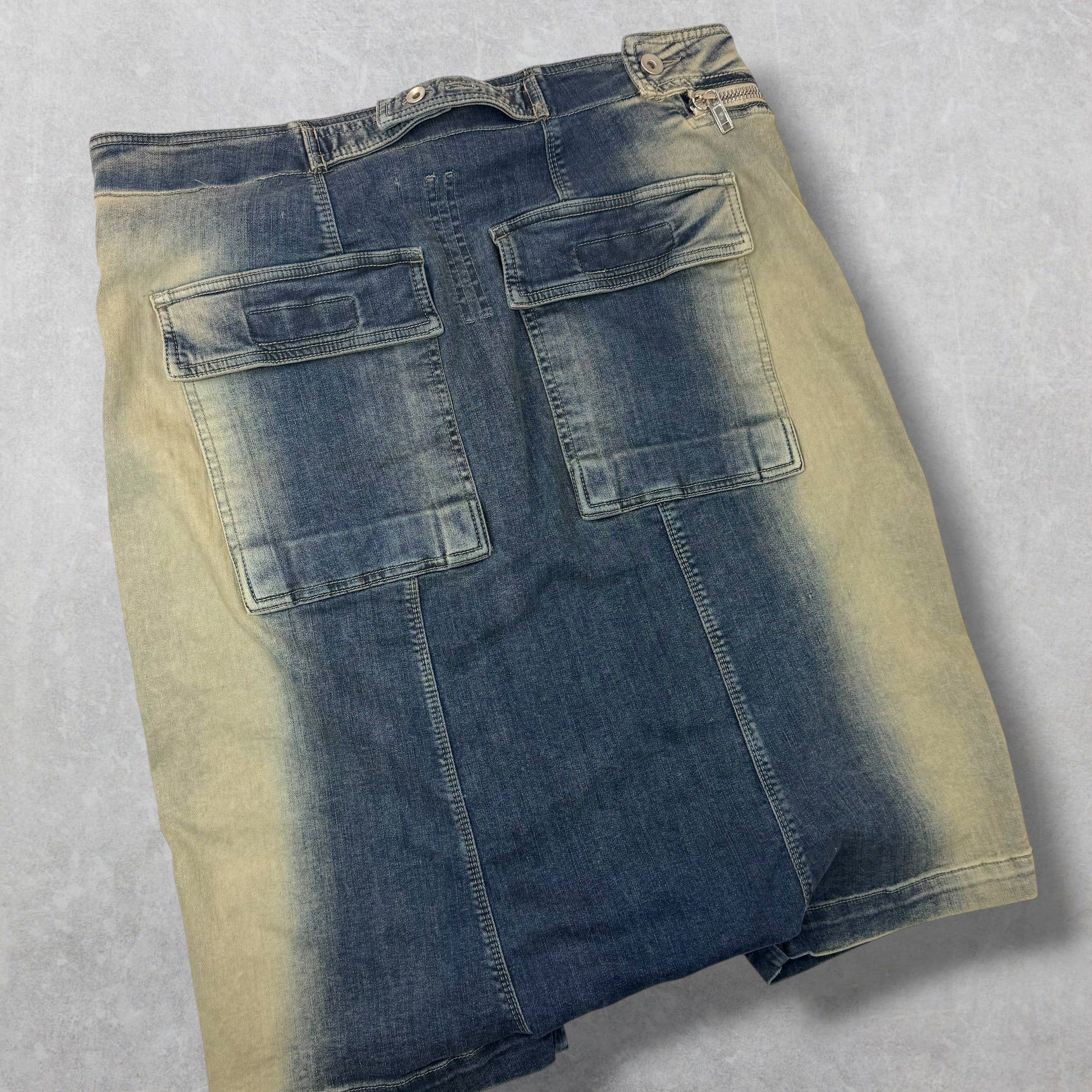 Rick Owens Rick Owens DRKSHDW Aircut Denim Pod Shorts XL Size US 41 - 4 Thumbnail