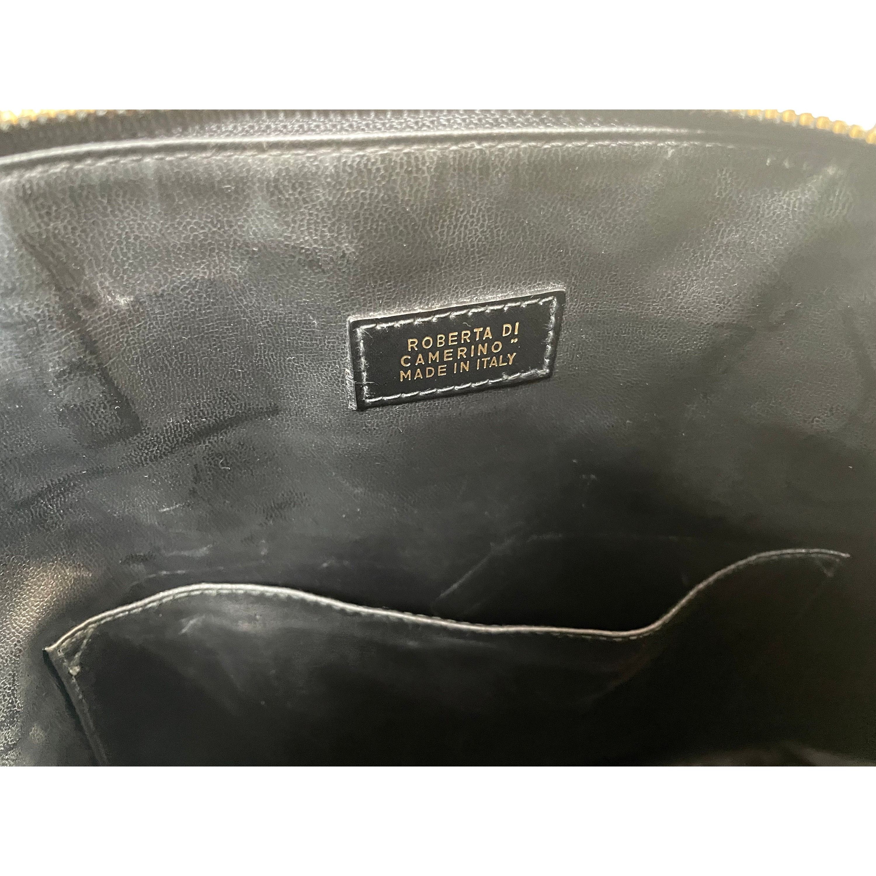 Roberta di Camerino Vintage Roberta di Camerino black leather mini bolide bag Size ONE SIZE - 8 Thumbnail
