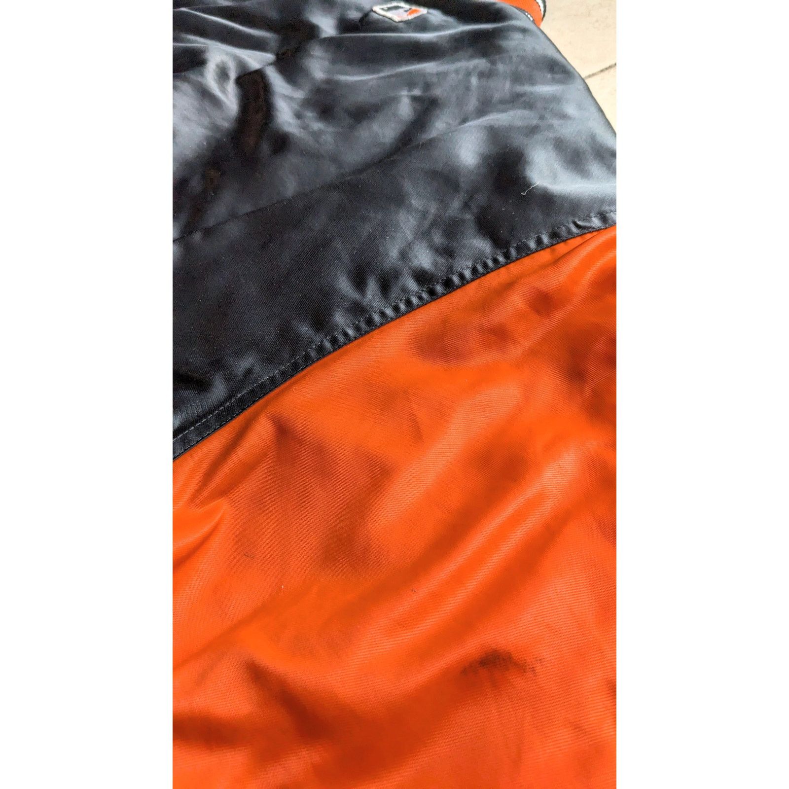 MLB × Starter Baltimore Orioles 90s satin bomber Diamond M black MLB vtg Size US M / EU 48-50 / 2 - 4 Thumbnail