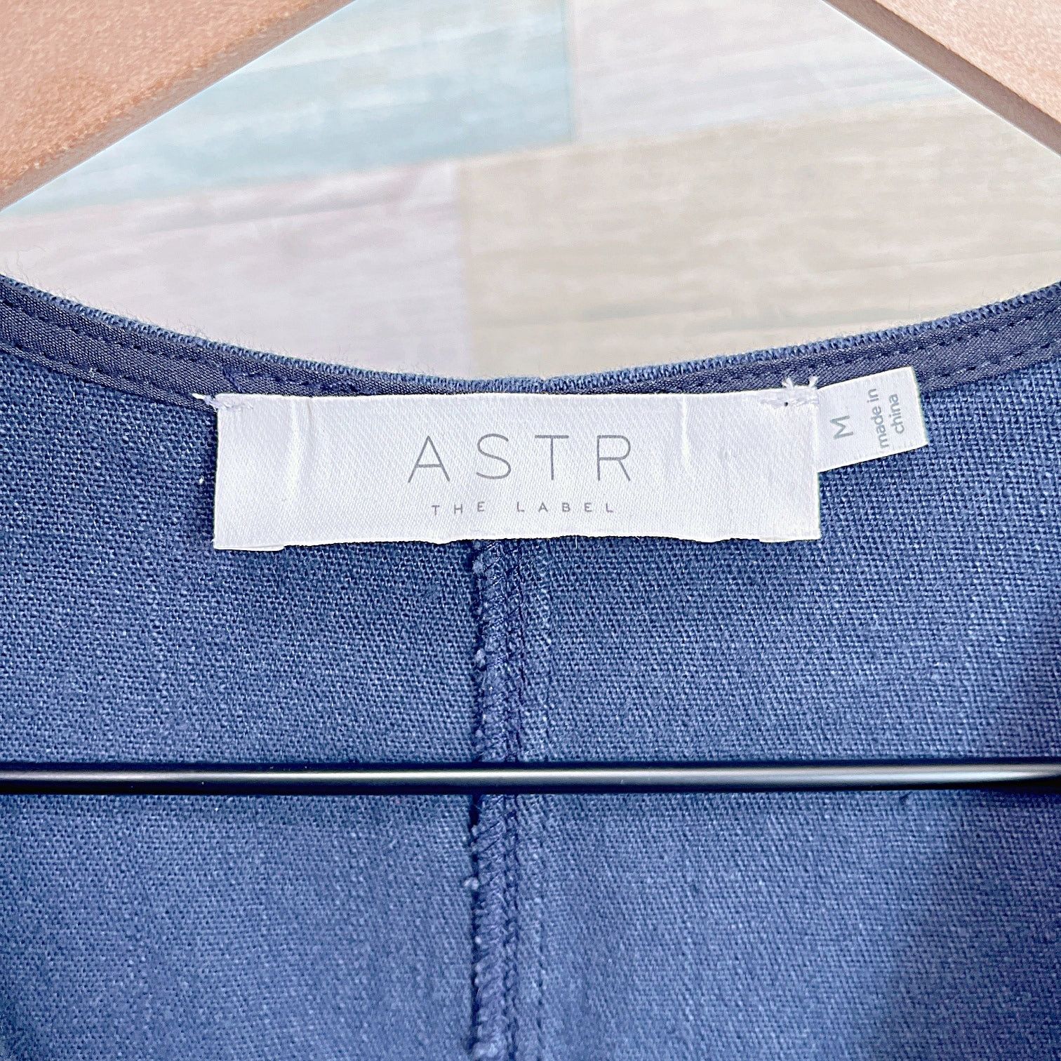 ASTR The Label ASTR The Label Bodycon Shirtdress Navy Blue Womens Medium Size M / US 6-8 / IT 42-44 - 5 Thumbnail