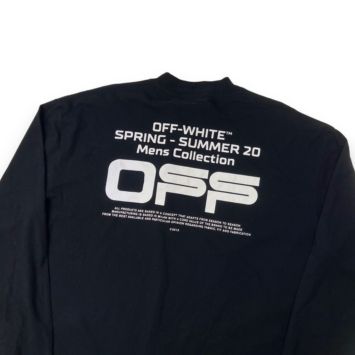 Off-White Off-White Spring Summer 20 Black Mock Neck Long Sleeve Size US XL / EU 56 / 4 - 1 Thumbnail