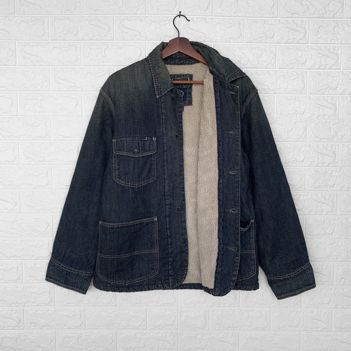 Gap Gap Denim Chore jacket Lining sherpa Size US M / EU 48-50 / 2 - 3 Thumbnail