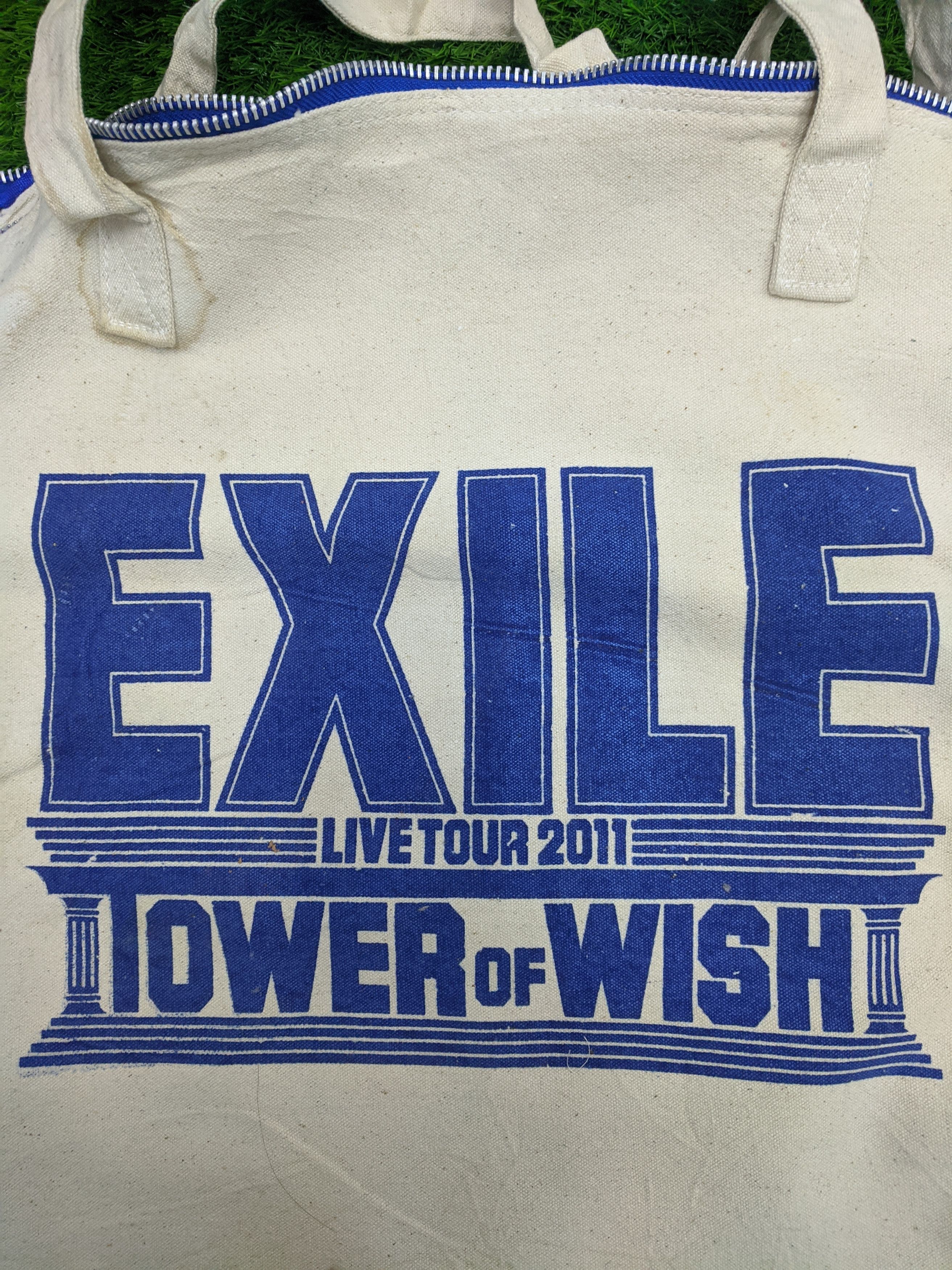 Band Tees Japanese Rock Band Exile Trible Tour 2011 Bag BG0021 Size ONE SIZE - 3 Thumbnail