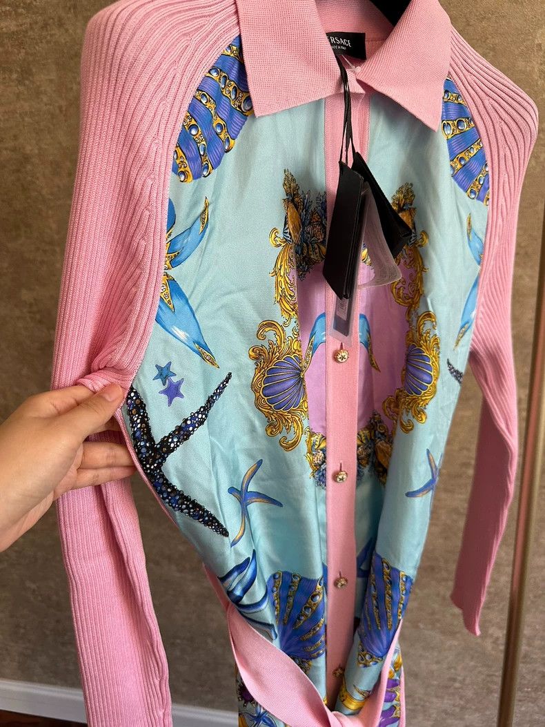 Versace Versace Trench coat knitted cardigan Size S / US 4 / IT 40 - 5 Thumbnail