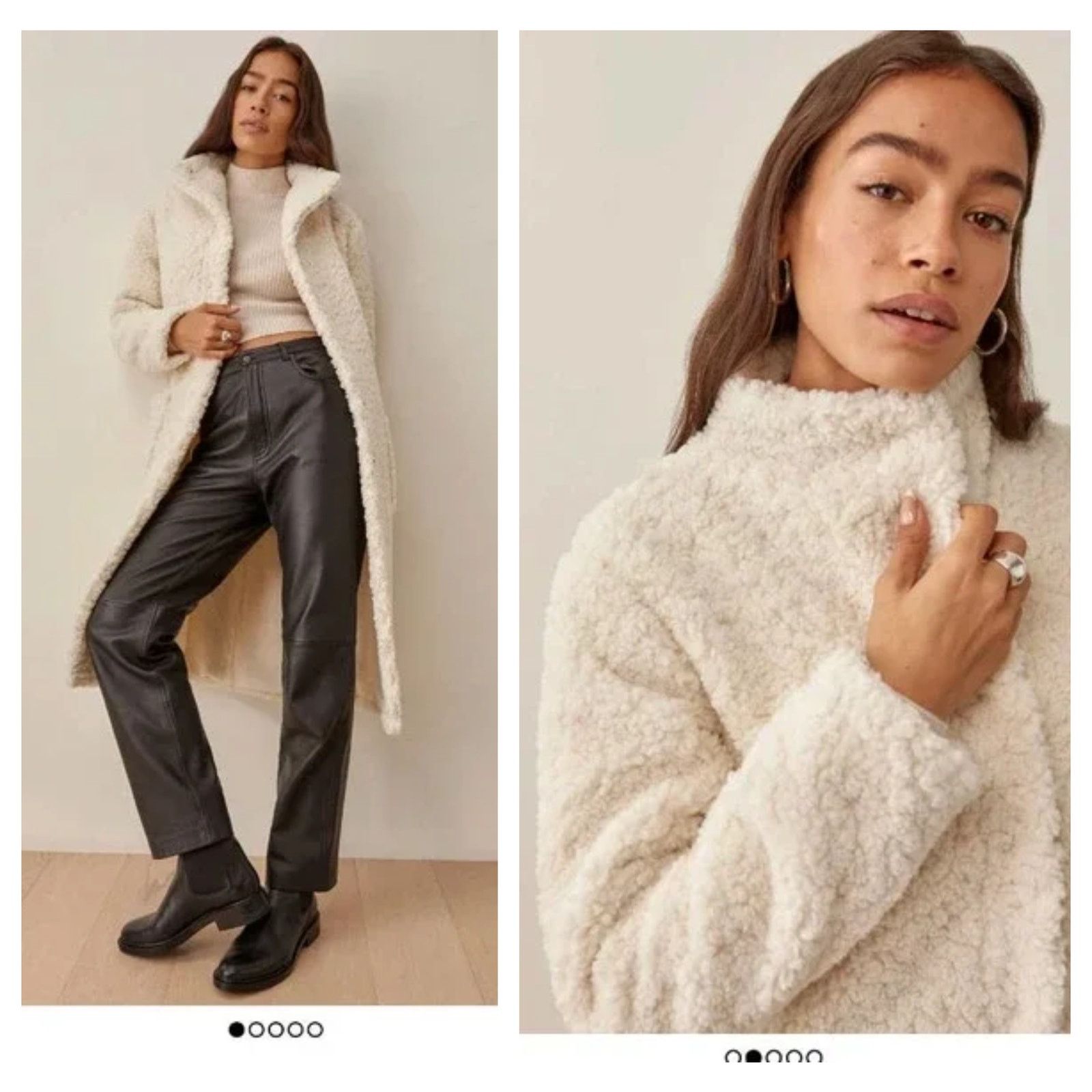 Reformation REFORMATION Bromley Faux-fur Coat Size Small Size S / US 4 / IT 40 - 7 Thumbnail