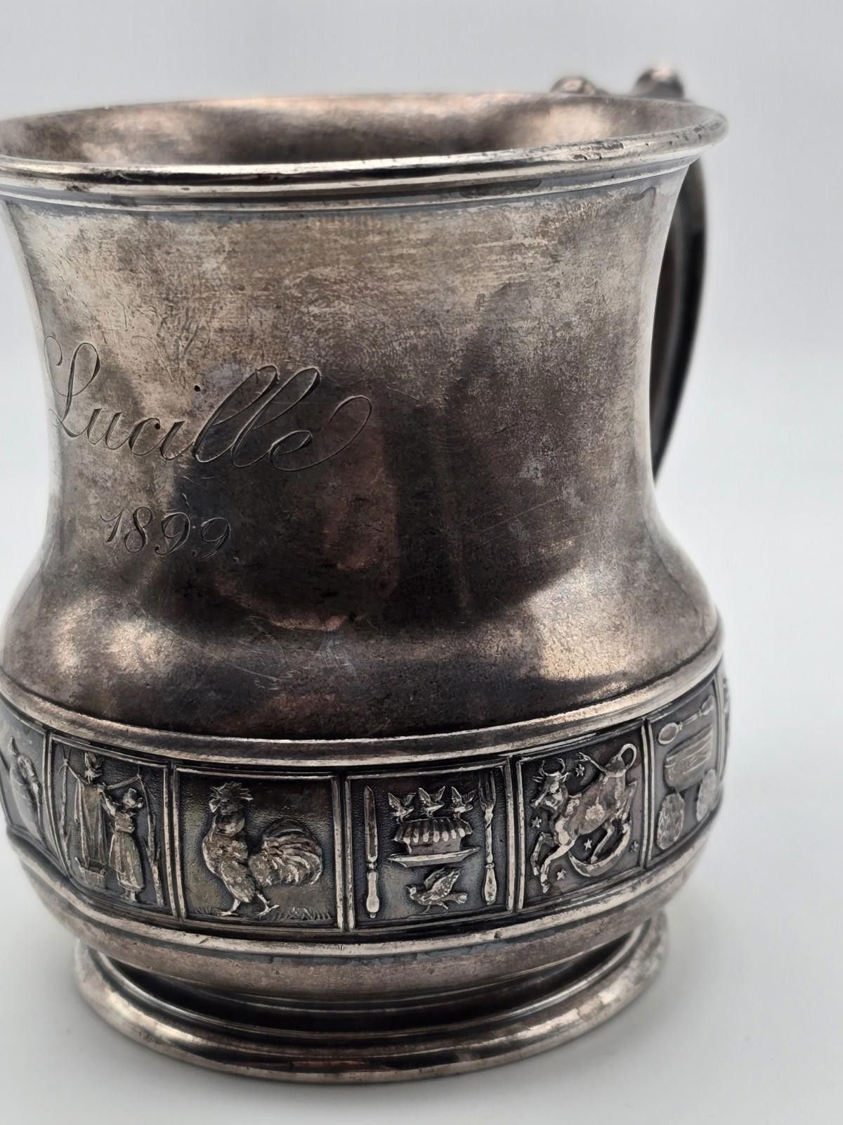 Other Antique Gorham Sterling Baby Cup 1899 “Lucille” Size ONE SIZE - 9 Thumbnail