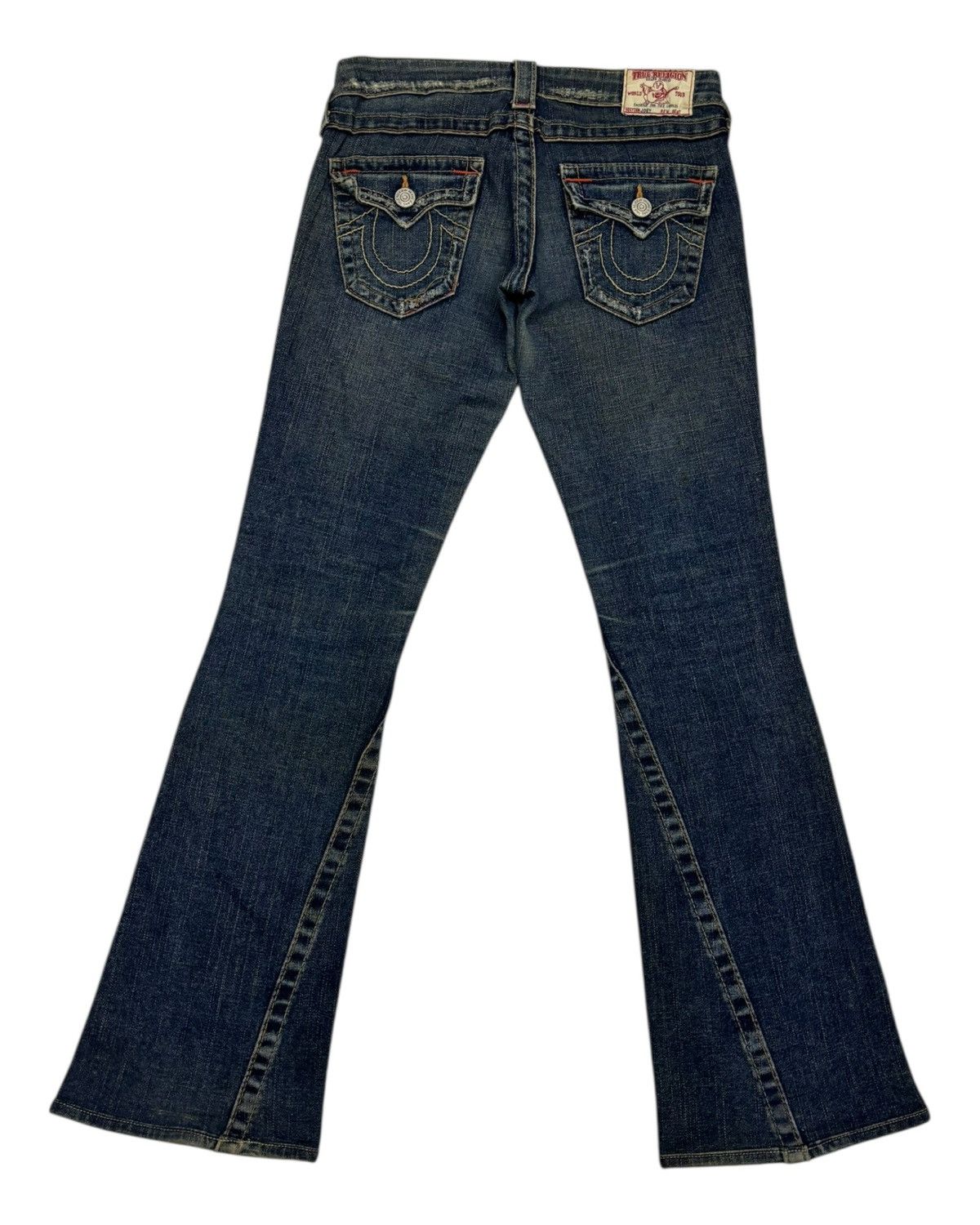 Japanese Brand × True Religion Flare Jeans True Religion Joey Bootcut Distressed Denim Jean Size 28" / US 6 / IT 42 - 8 Thumbnail