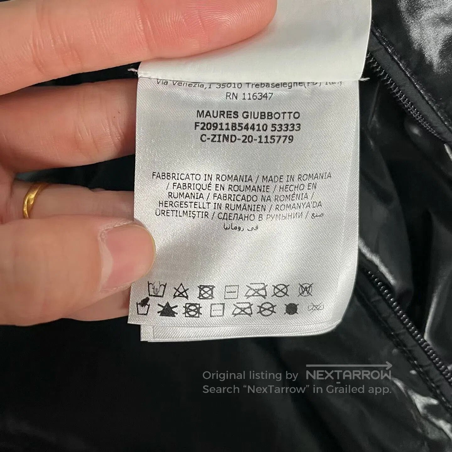 Moncler Moncler Black Sculpted Letter Down Jacket. Size US L / EU 52-54 / 3 - 6 Thumbnail