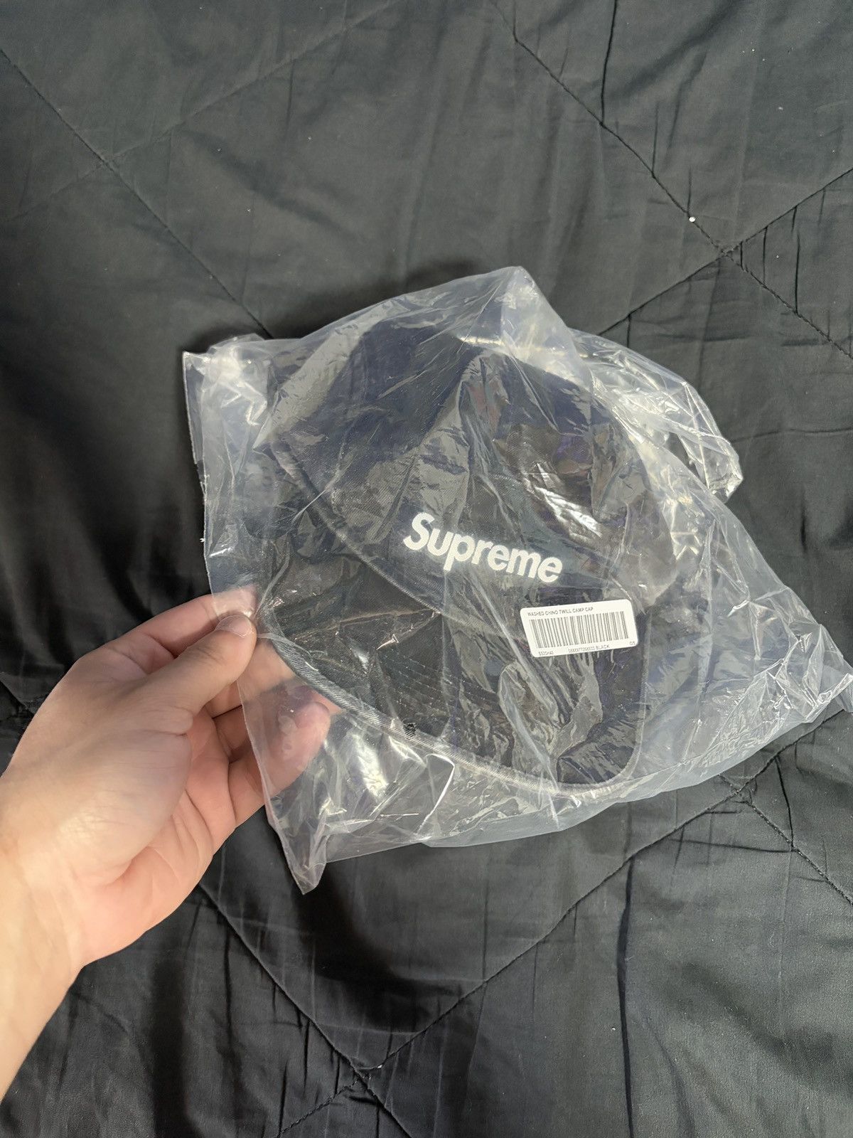 Supreme Supreme washed black hat Size ONE SIZE - 2 Thumbnail