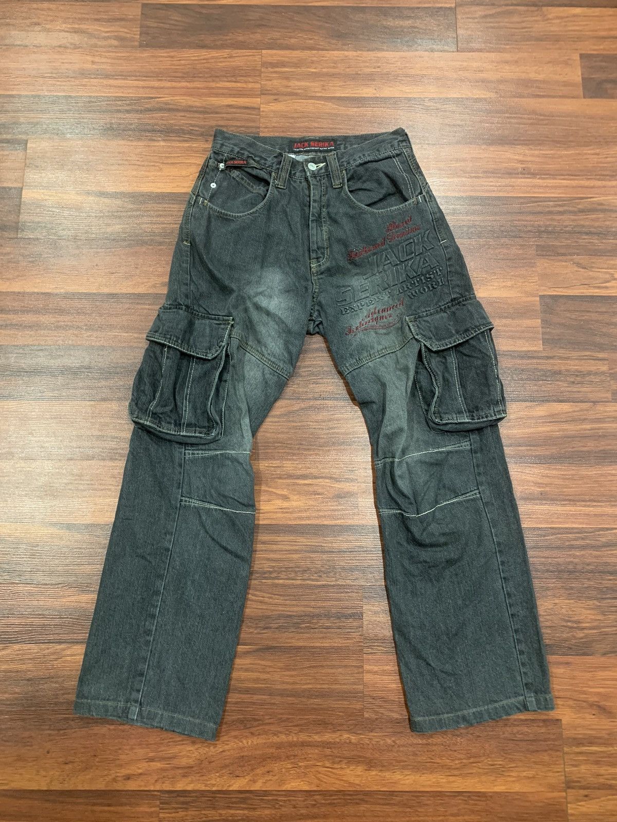 If Six Was Nine × Japanese Brand Jack Serika Baggy Jeans Size US 29 - 2 Thumbnail