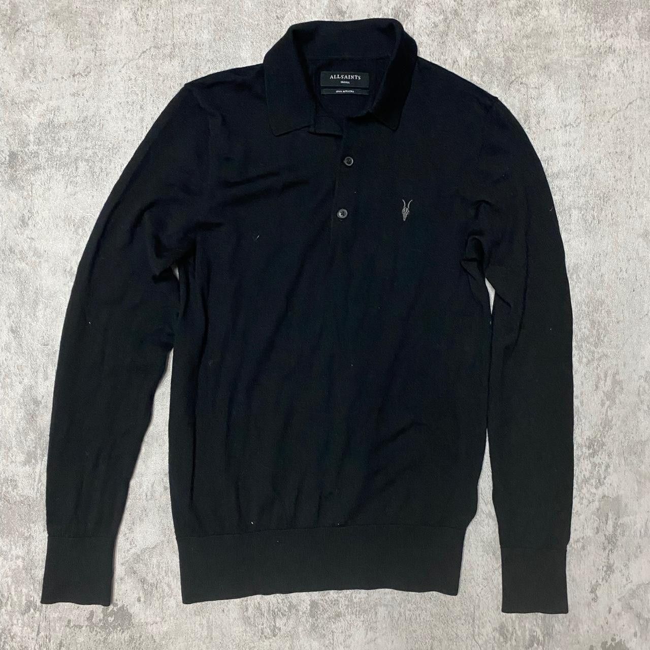 Allsaints Black AllSaints polo shirt #poloshirt Size US S / EU 44-46 / 1 - 1 Thumbnail