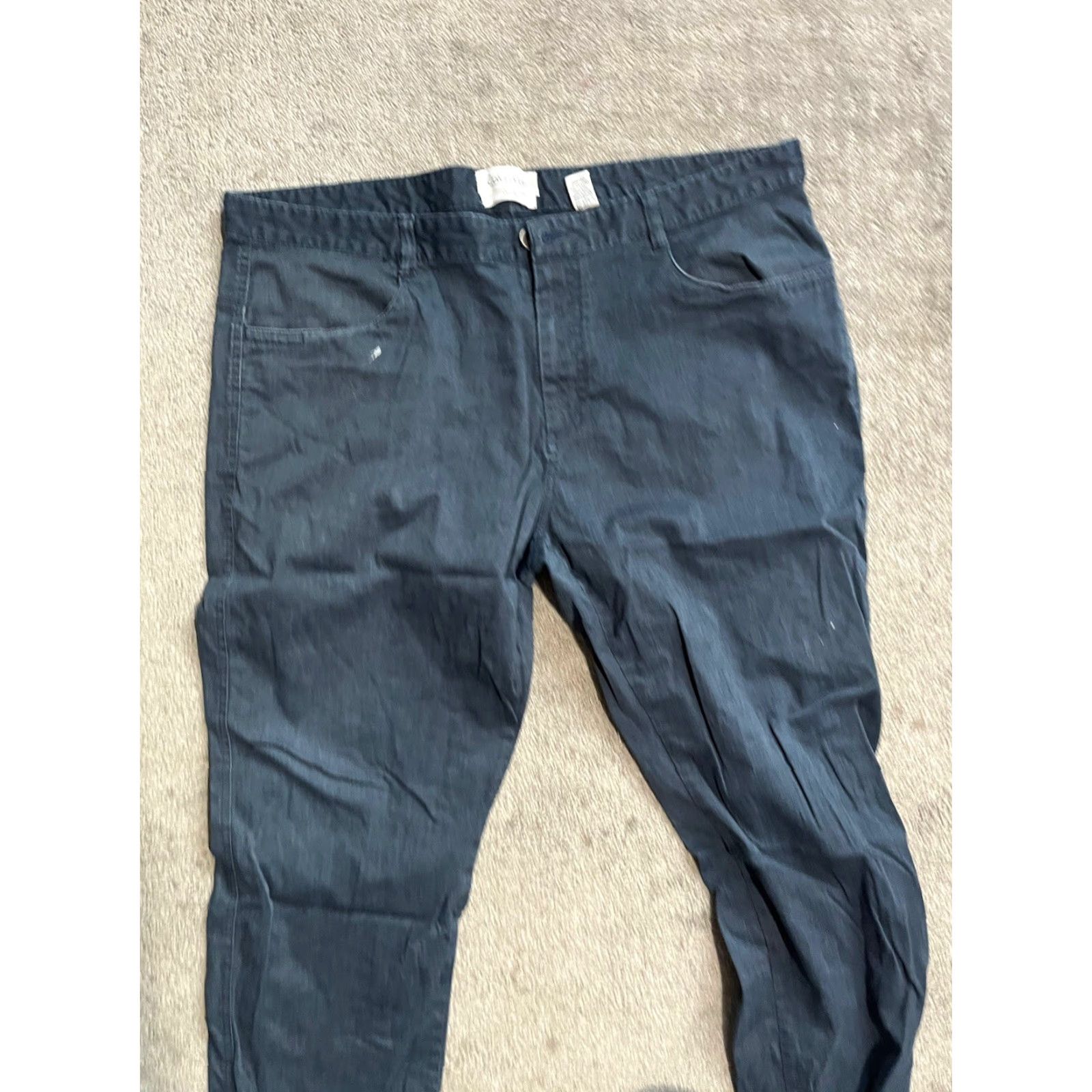 Calvin Klein Calvin Klein Men's Slim Fit Stretch Pants 5-Pocket Blue 38x32, Slim, Chino, 5-Pocket, Regular, Cotton, Zip, Machine Washable, Business Workwear, Mens Size US 38 / EU 54 - 2 Thumbnail