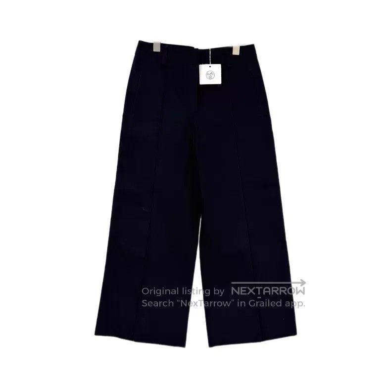 Hermes Hermes Dark Blue Ankle Pants Size 24" / US 00 / IT 34 - 1 Thumbnail