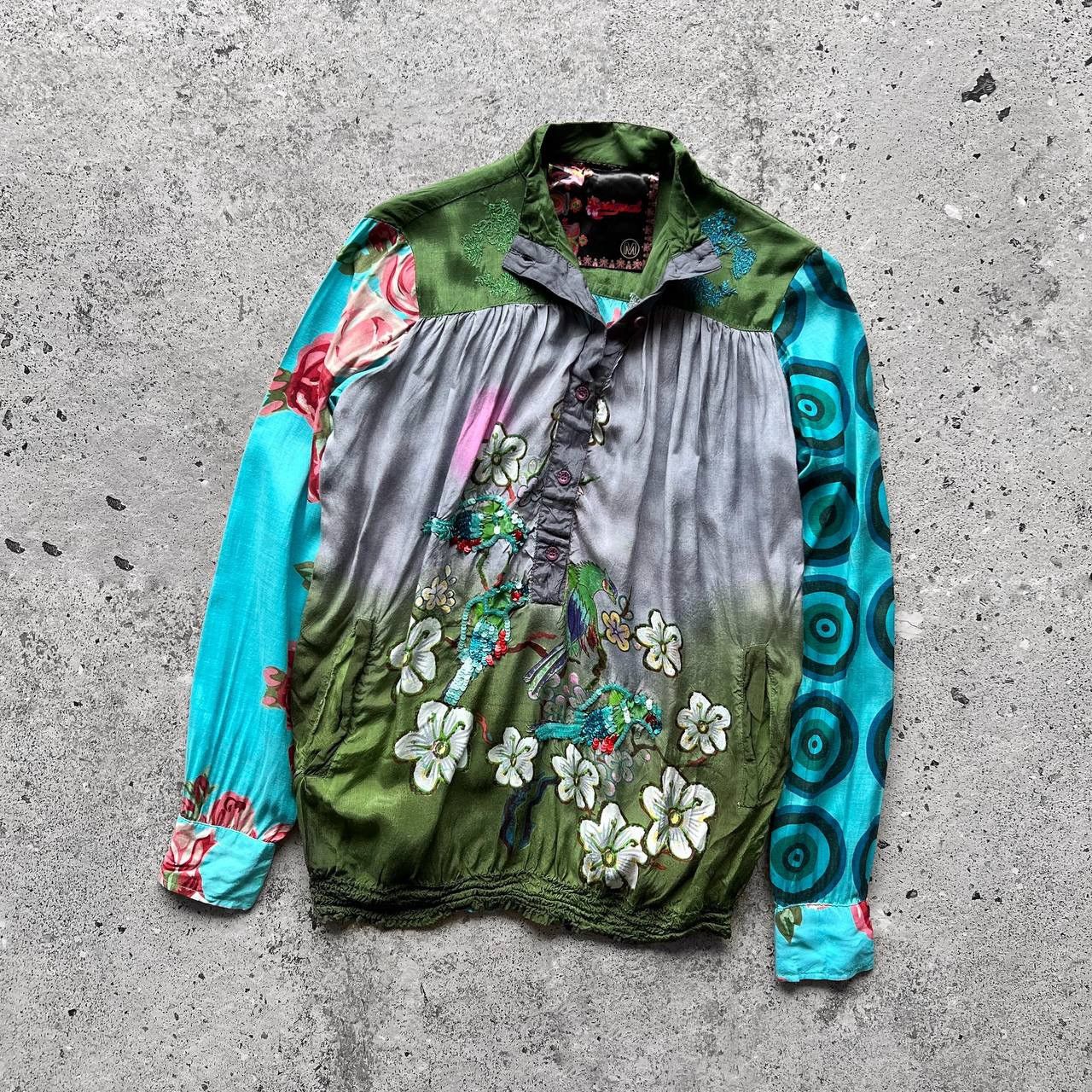 Designer × Desigual Desigual Women Multicolor Floral Printed LS Blouse Top Shirt Size M / US 6-8 / IT 42-44 - 1 Thumbnail