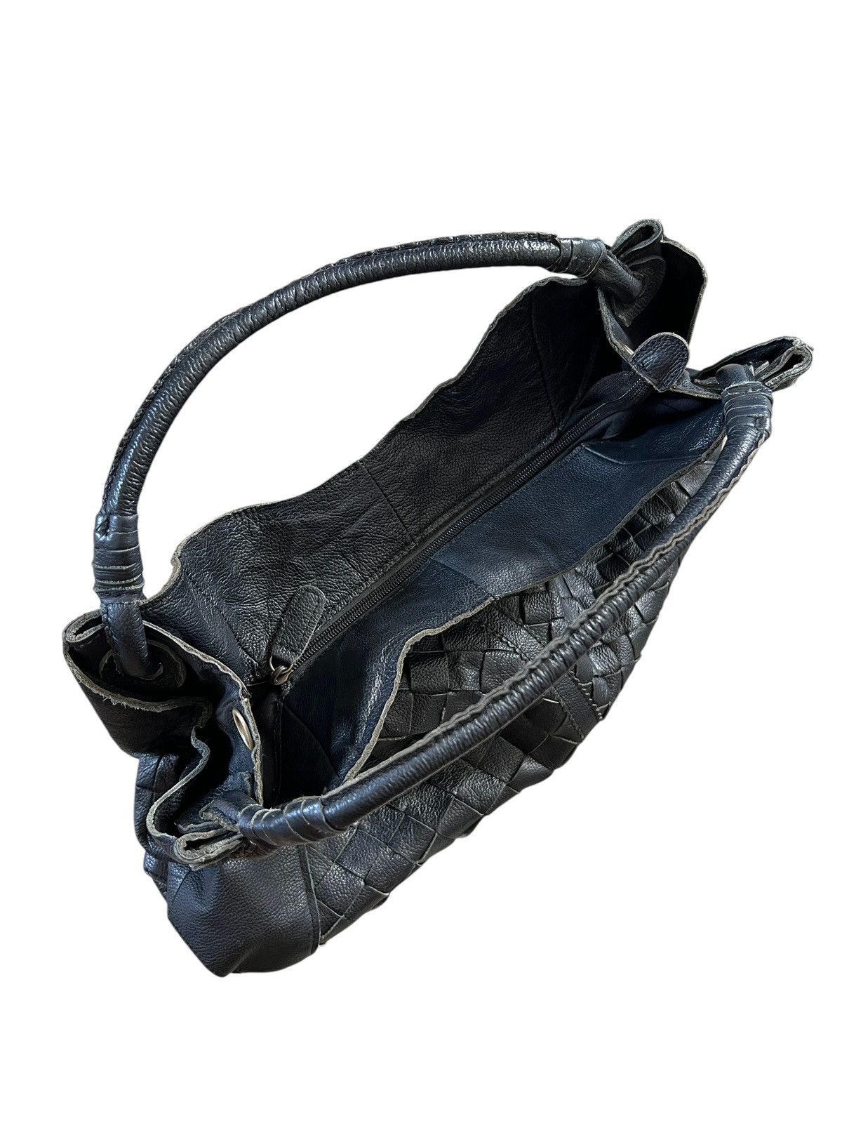 GOA Vintage G.O.A Braided Leather Hobo Bag Size ONE SIZE - 13 Thumbnail