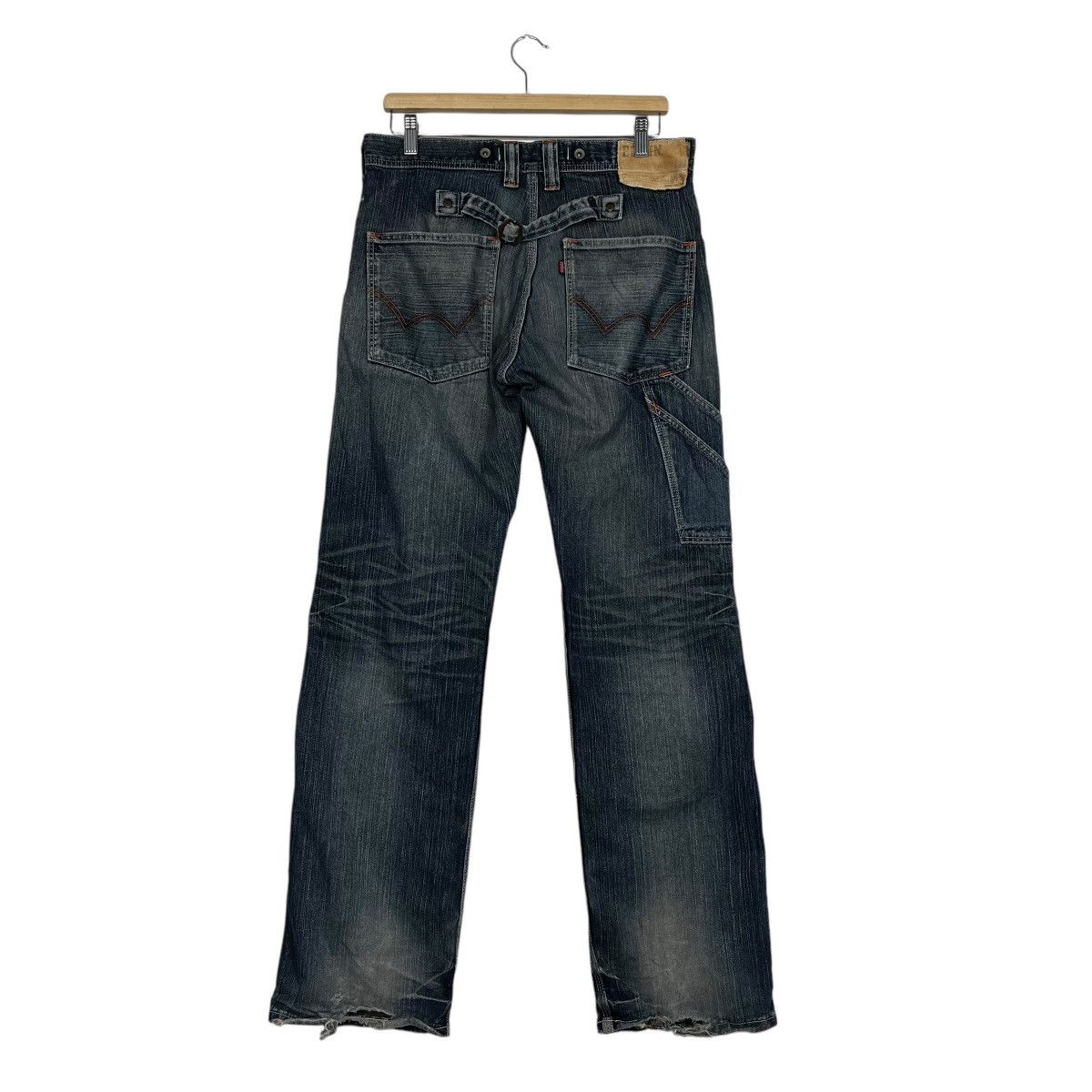 Japanese Brand Vintage Edwin Lot 405 Distressed Denim Jeans Size 32" / US 10 / IT 46 - 7 Thumbnail