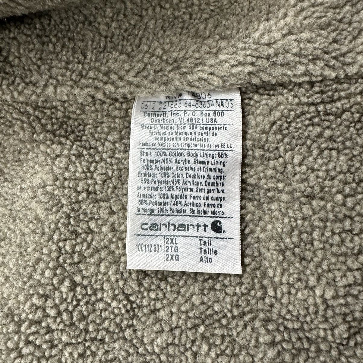 Carhartt Vintage 2000s Y2K Carhartt Sherpa Lined Work Jacket Size US XXL / EU 58 / 5 - 10 Thumbnail