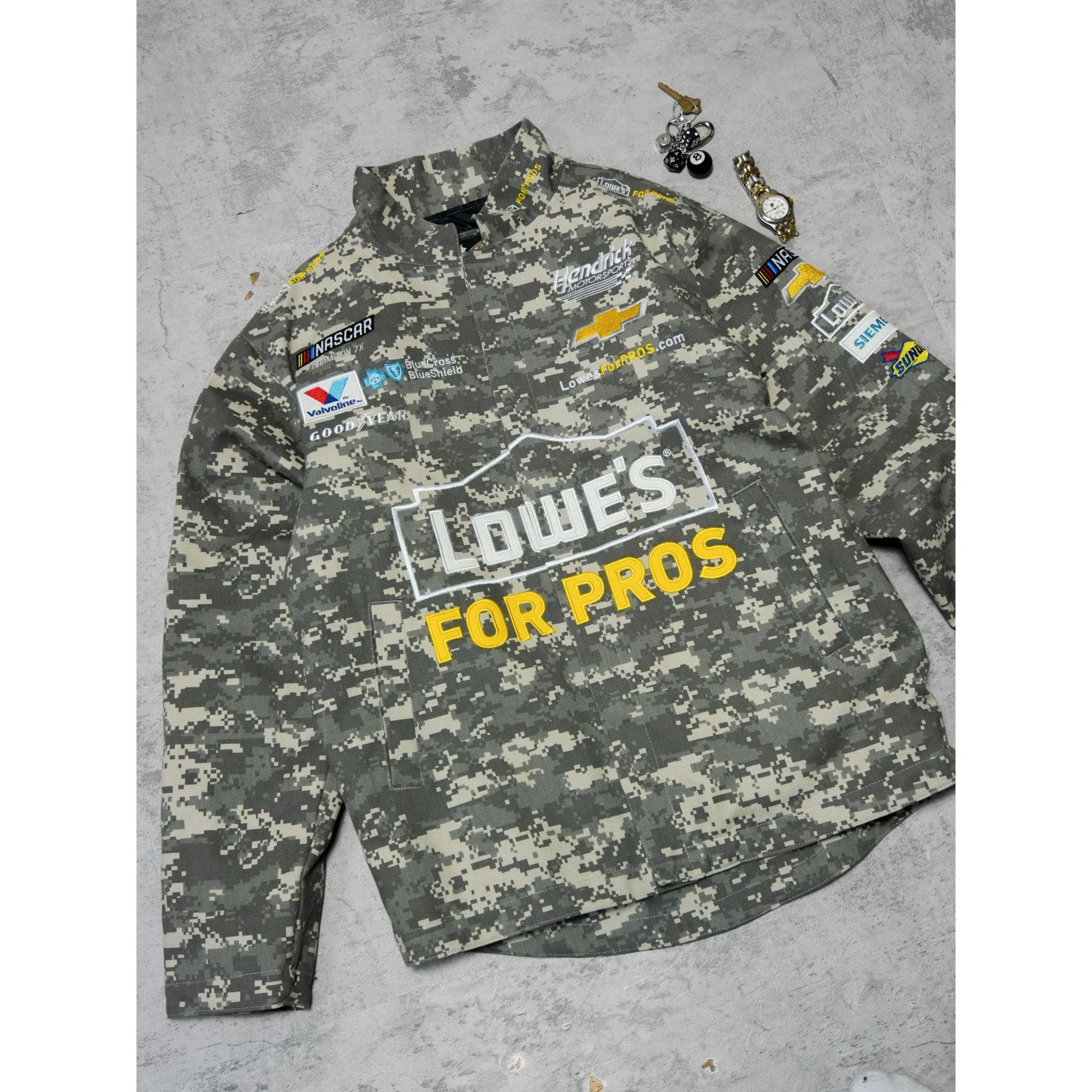 Chase Authentics Nascar Camo Lowes for Pros Racing Jacket Size US M / EU 48-50 / 2 - 3 Thumbnail