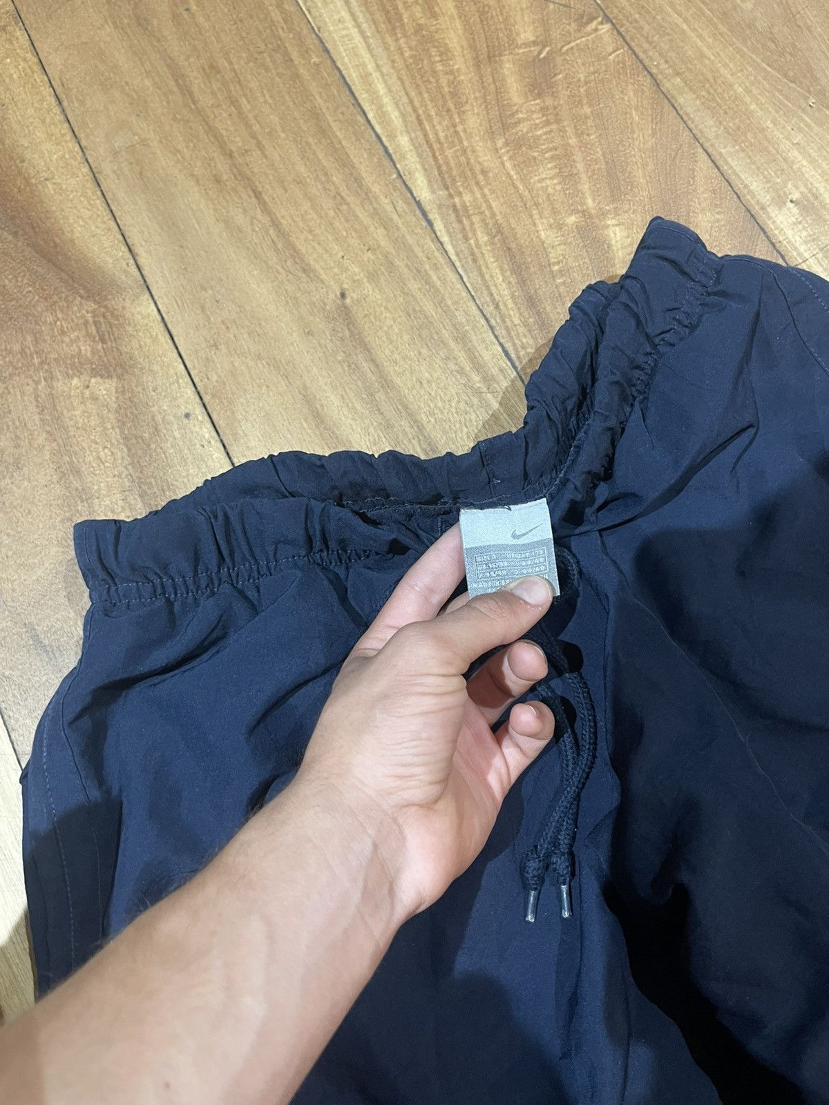 Nike Vintage Nike Blue trackpants Sportswear Y2K S Baggy fitting Size US 32 / EU 48 - 2 Thumbnail