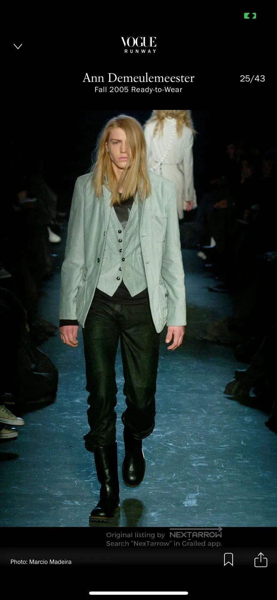 Ann Demeulemeester Ann Demeulemeester 05FW Velvet Blazer. Size US M / EU 48-50 / 2 - 1 Thumbnail