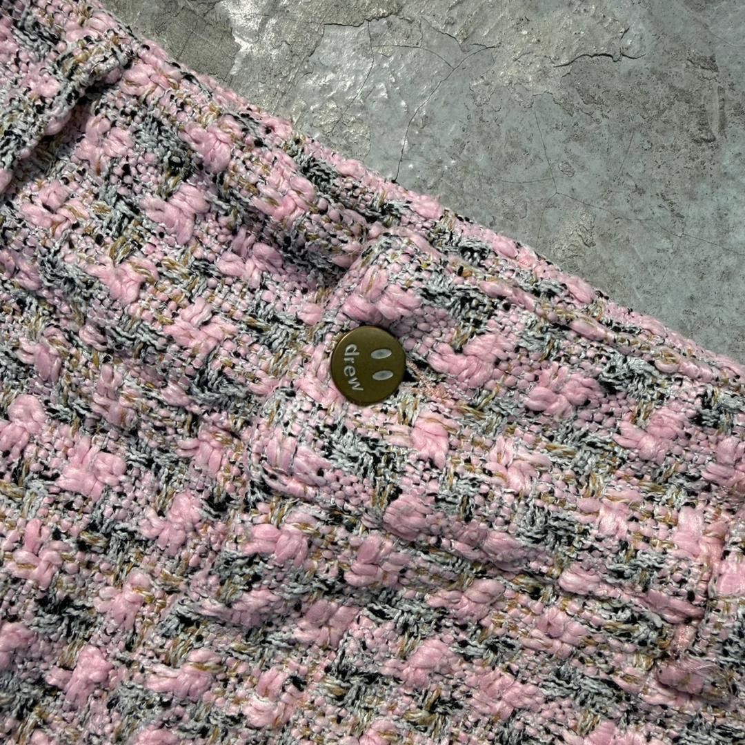Drew House DREW HOUSE Boucle Tweed Pink White Pants Size US 28 / EU 44 - 5 Thumbnail