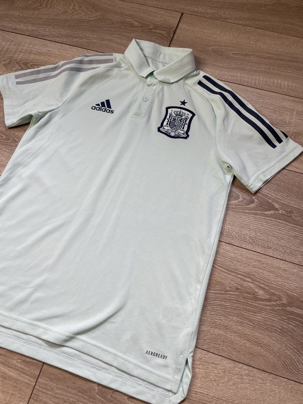 Adidas Spain adidas 2020-2022 training shirt polo blockecore Size US S / EU 44-46 / 1 - 2 Thumbnail