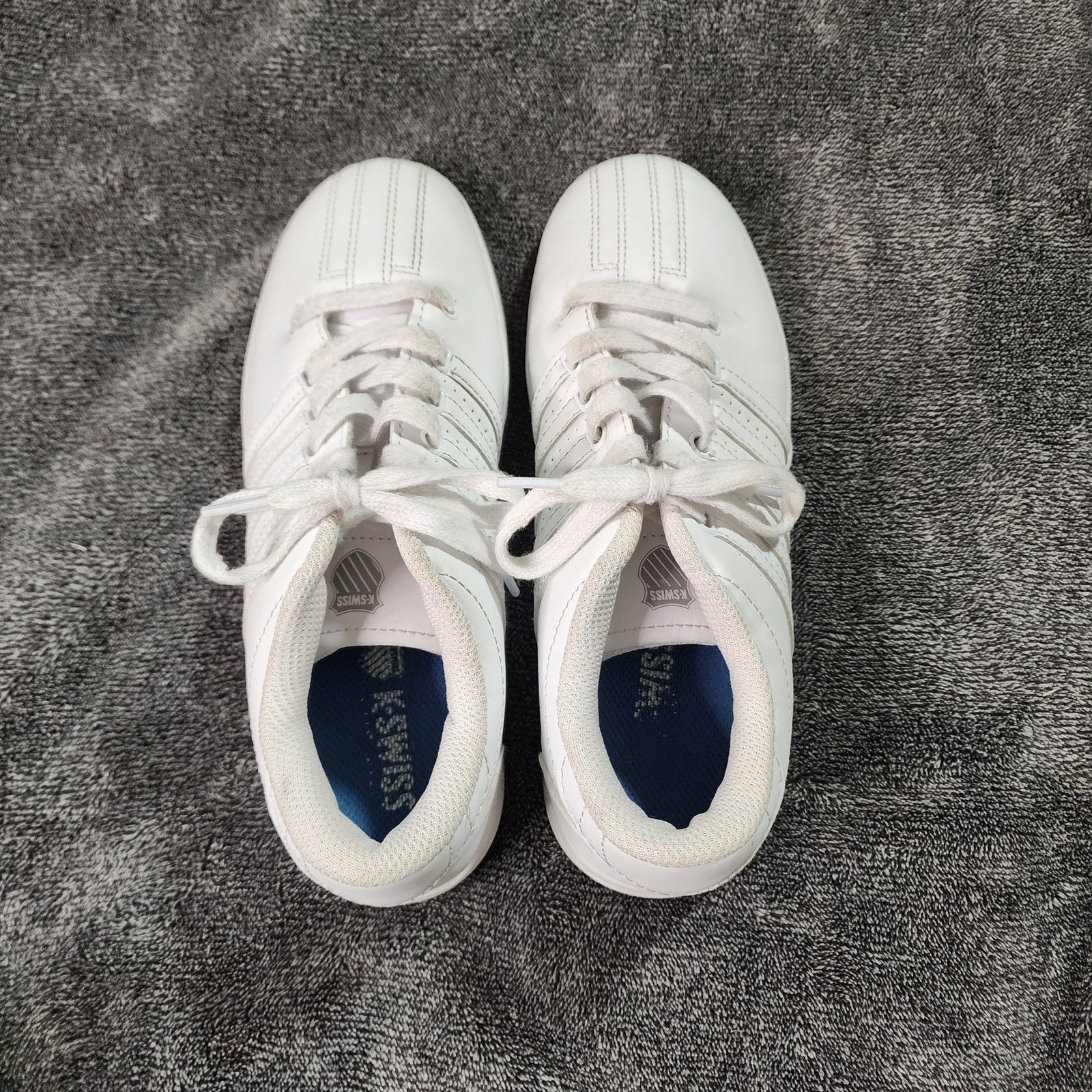K-Swiss Classic KSwiss sneakers shoes pre-owned Mens size 5.5 b8 Size US 5.5 / EU 38 - 1 Thumbnail