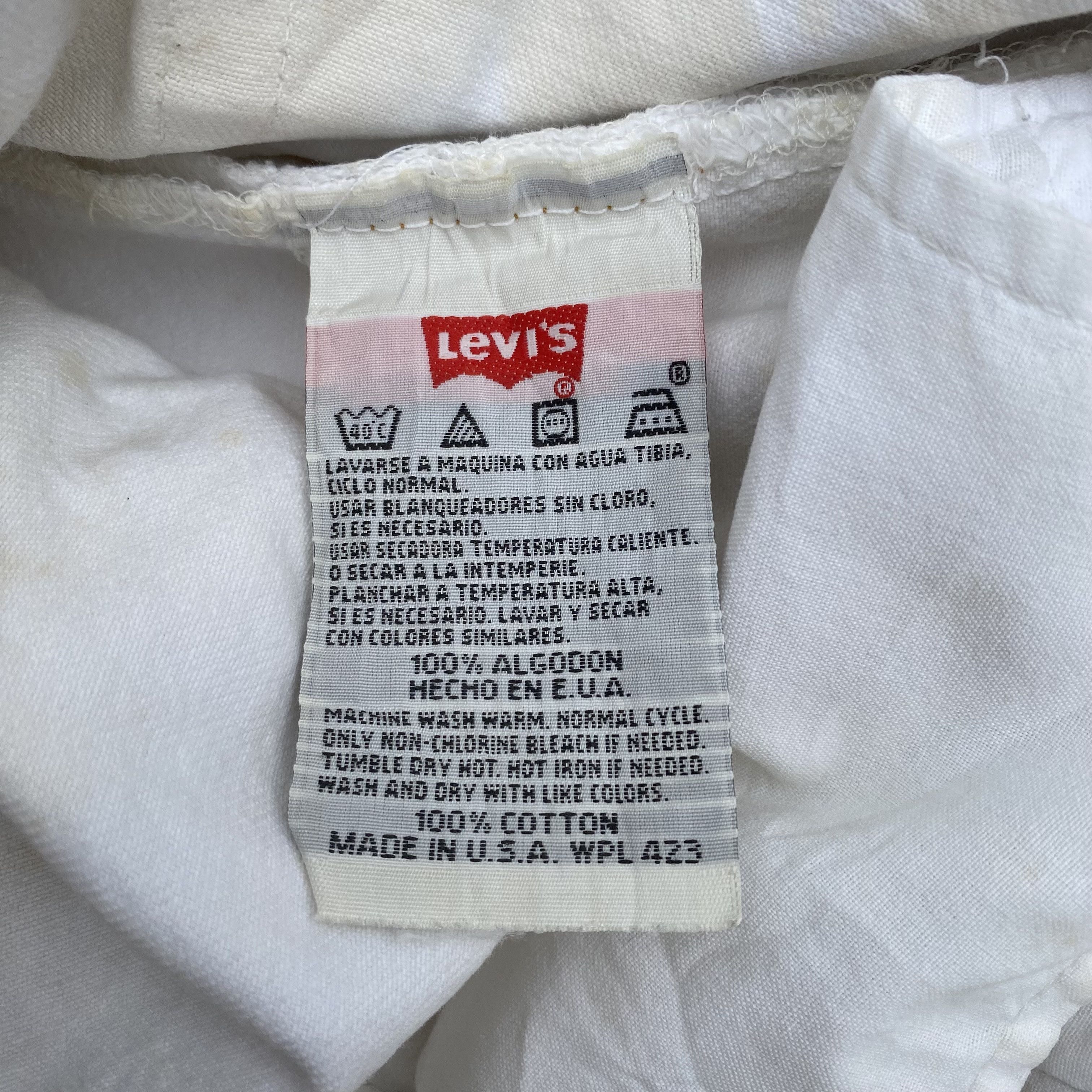 Levi's Vintage LEVI’S 501 Dirty Soil Style Denim Pants Made in USA Size US 31 - 9 Thumbnail