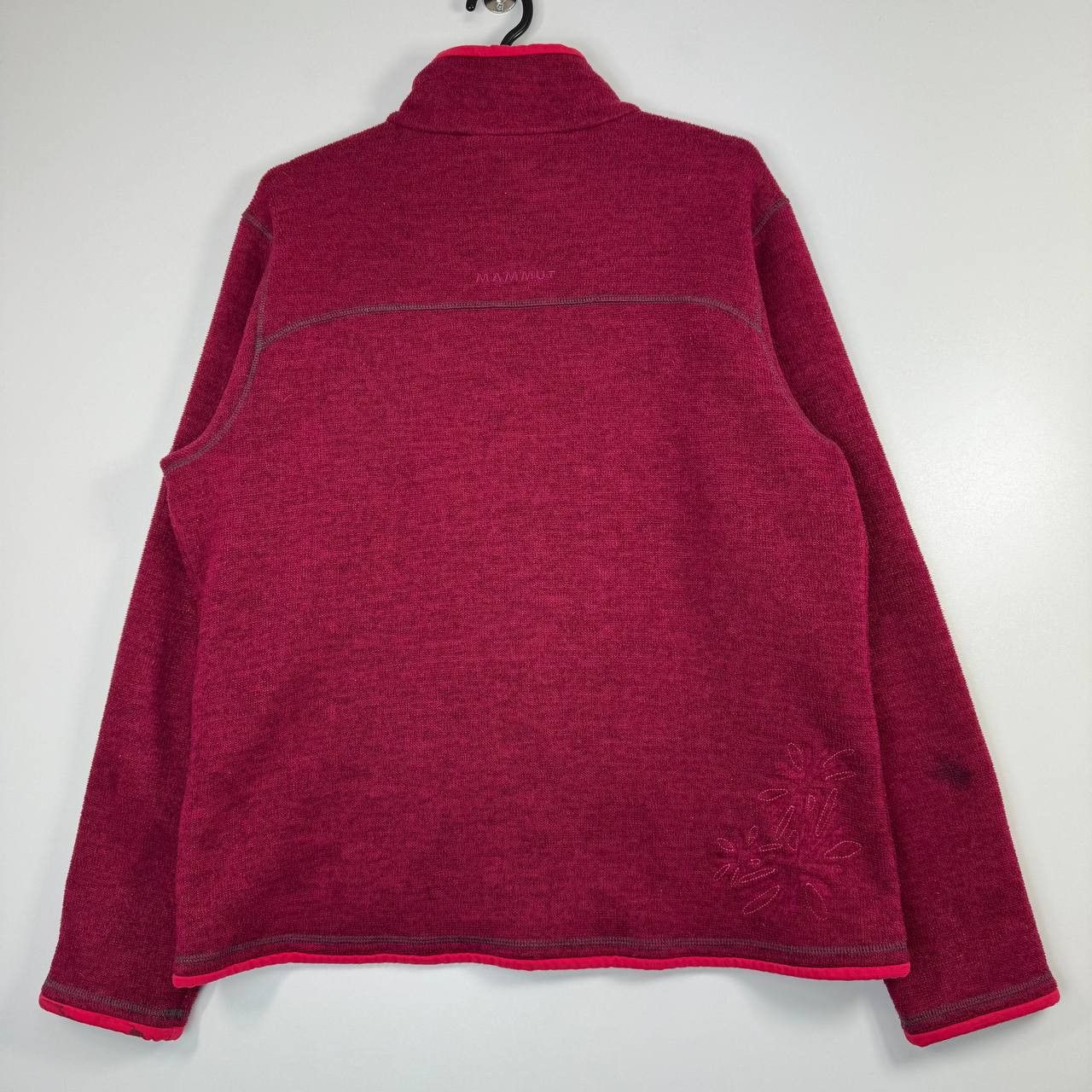 Mammut Mammut Womens Fleece Jacket Red Full Zip Hiking Size XL Size XL / US 12-14 / IT 48-50 - 13 Thumbnail