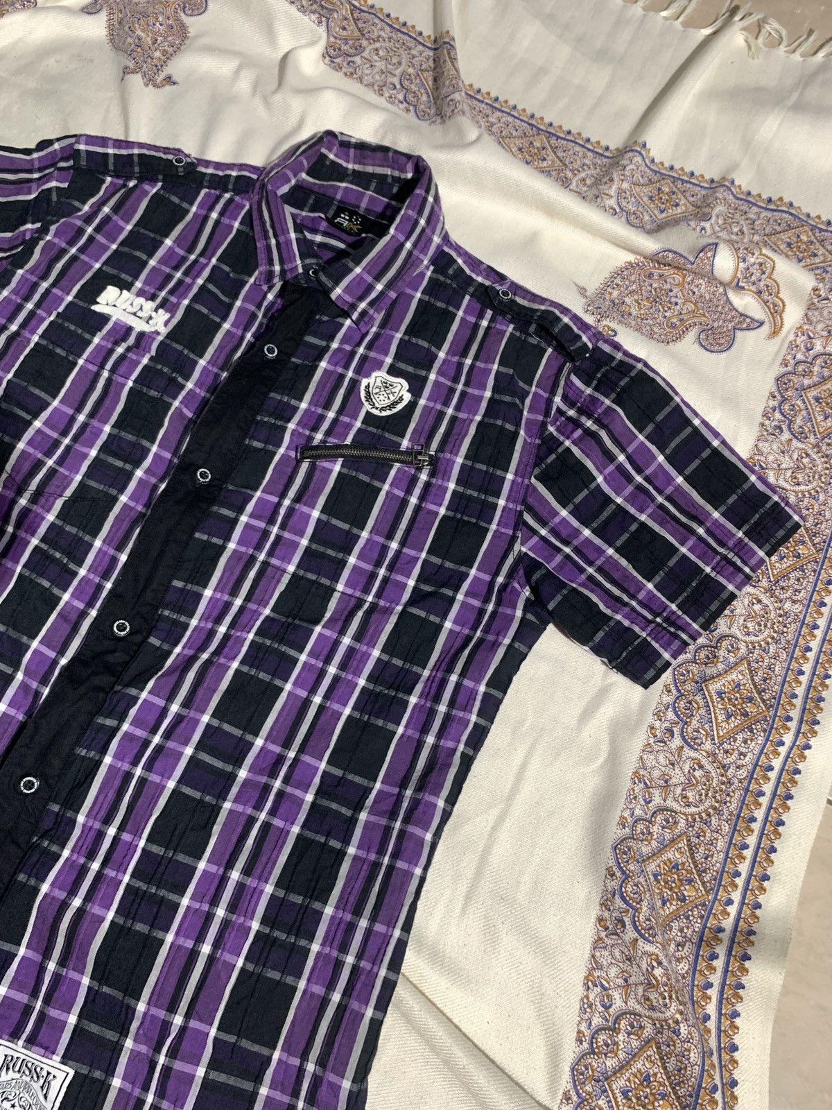 Hysteric Glamour × If Six Was Nine × Japanese Brand RUSS-K FEALING ALIVE SHORT SLEEVE SHIRT Size US M / EU 48-50 / 2 - 4 Thumbnail