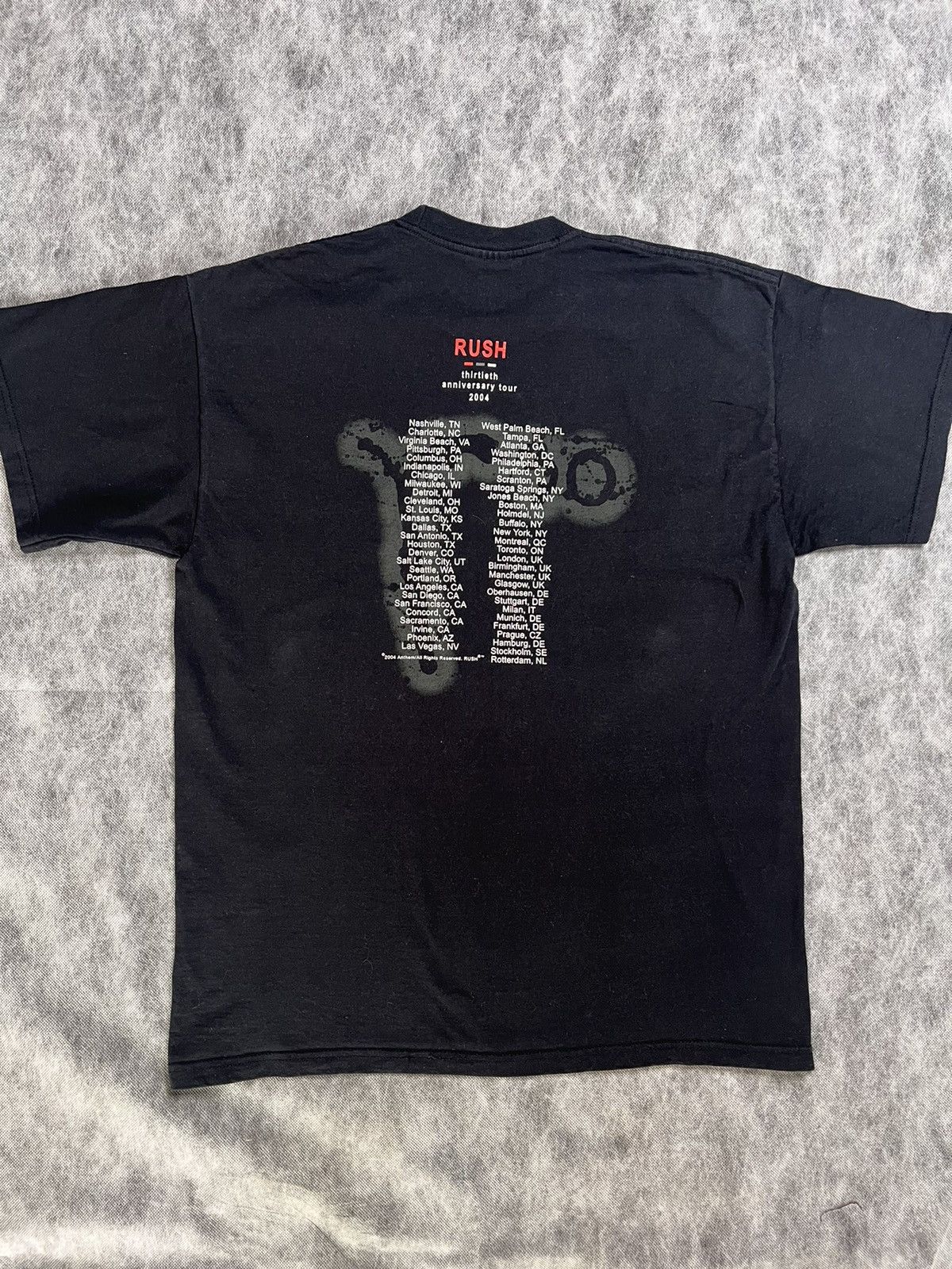 Band Tees Vintage Rush Tour T Shirt 2004 Size US L / EU 52-54 / 3 - 2 Thumbnail