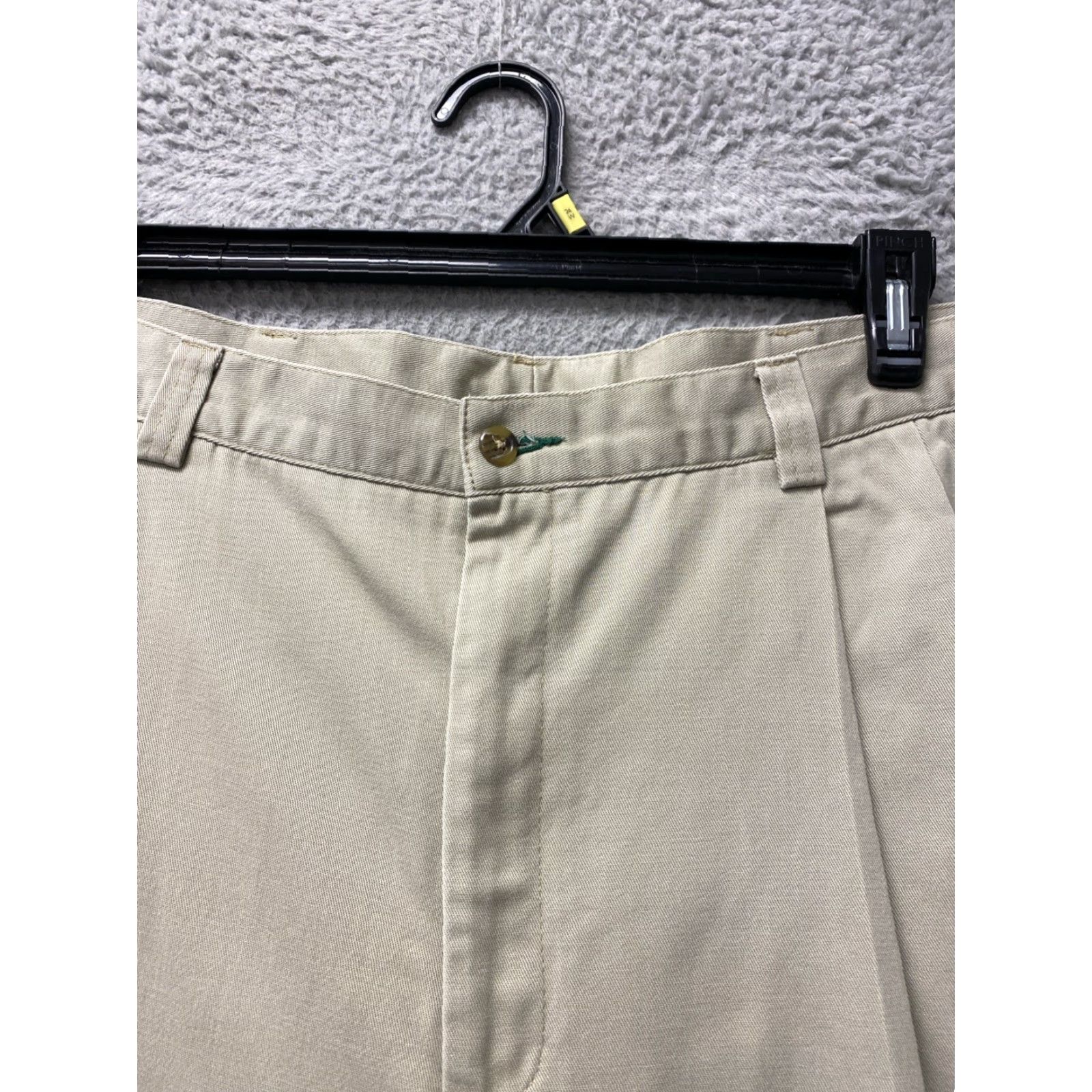 Tommy Hilfiger Vintage Tommy Hilfiger Chino Pants Men 38x32 Khaki Pleated 90s 158-27 Size US 38 / EU 54 - 2 Thumbnail