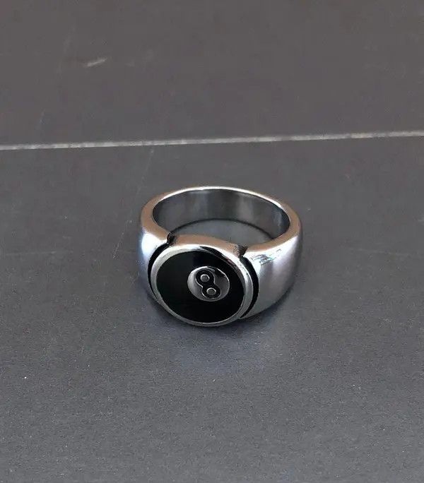 Jewelry 8 Ball Ring Size ONE SIZE - 5 Thumbnail