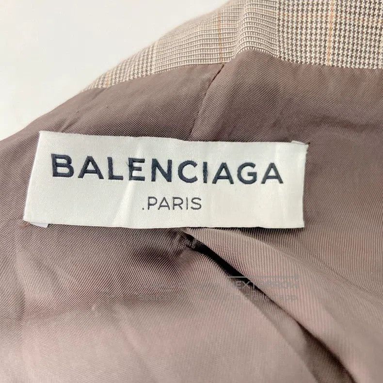 Balenciaga Balenciaga Tartan Blazer Jacket Size XXS / US 00 / IT 34 - 6 Thumbnail